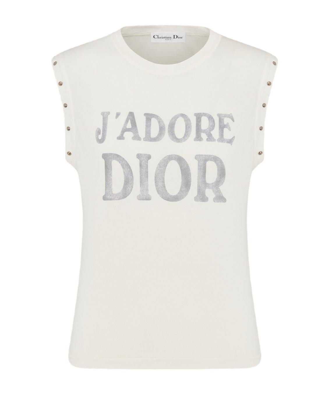 Dior J'Adore Tank Top in White | Lyst