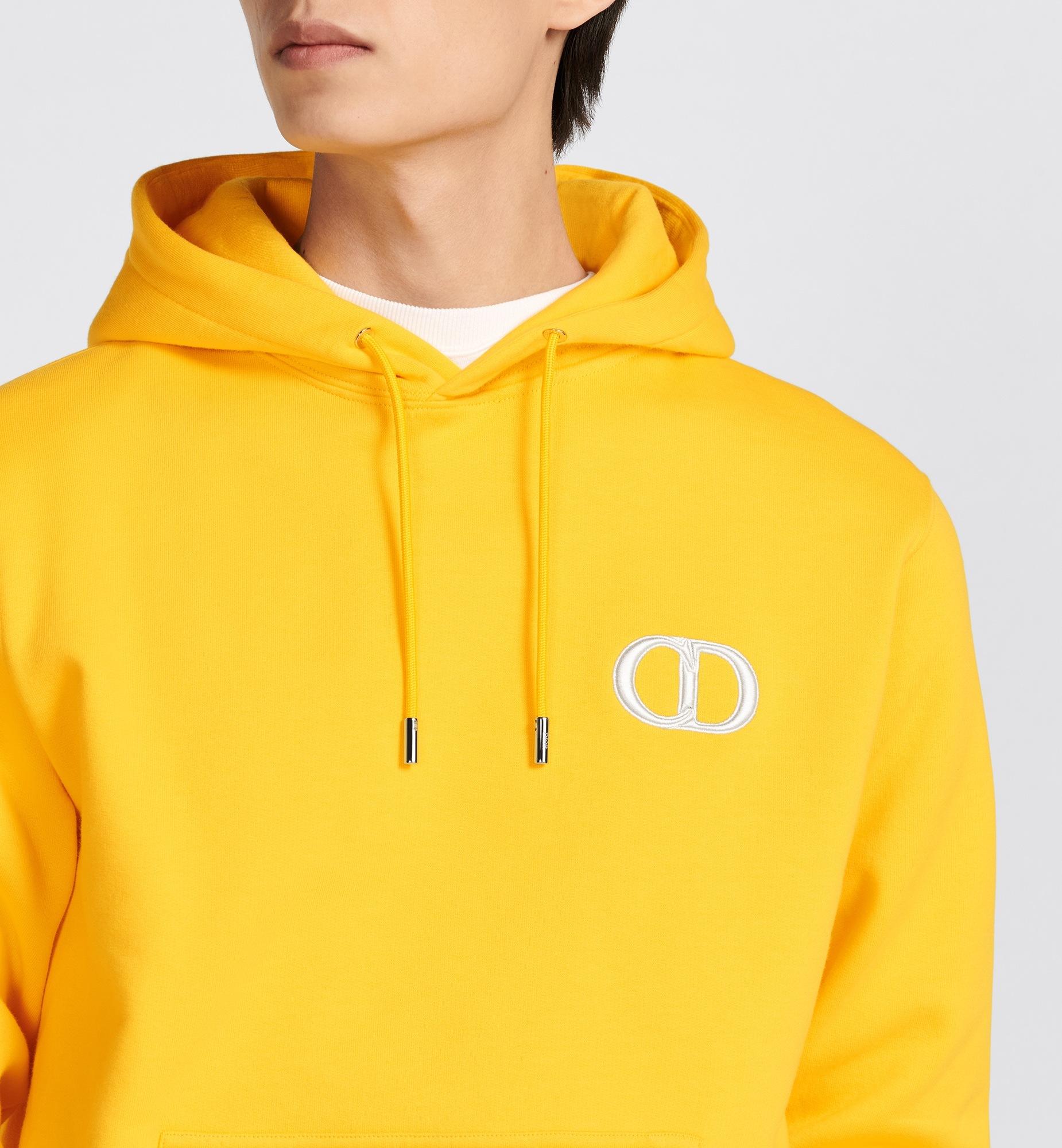 Dior Cd Icon Hooded Sweatshirt in Yellow for Men | Lyst