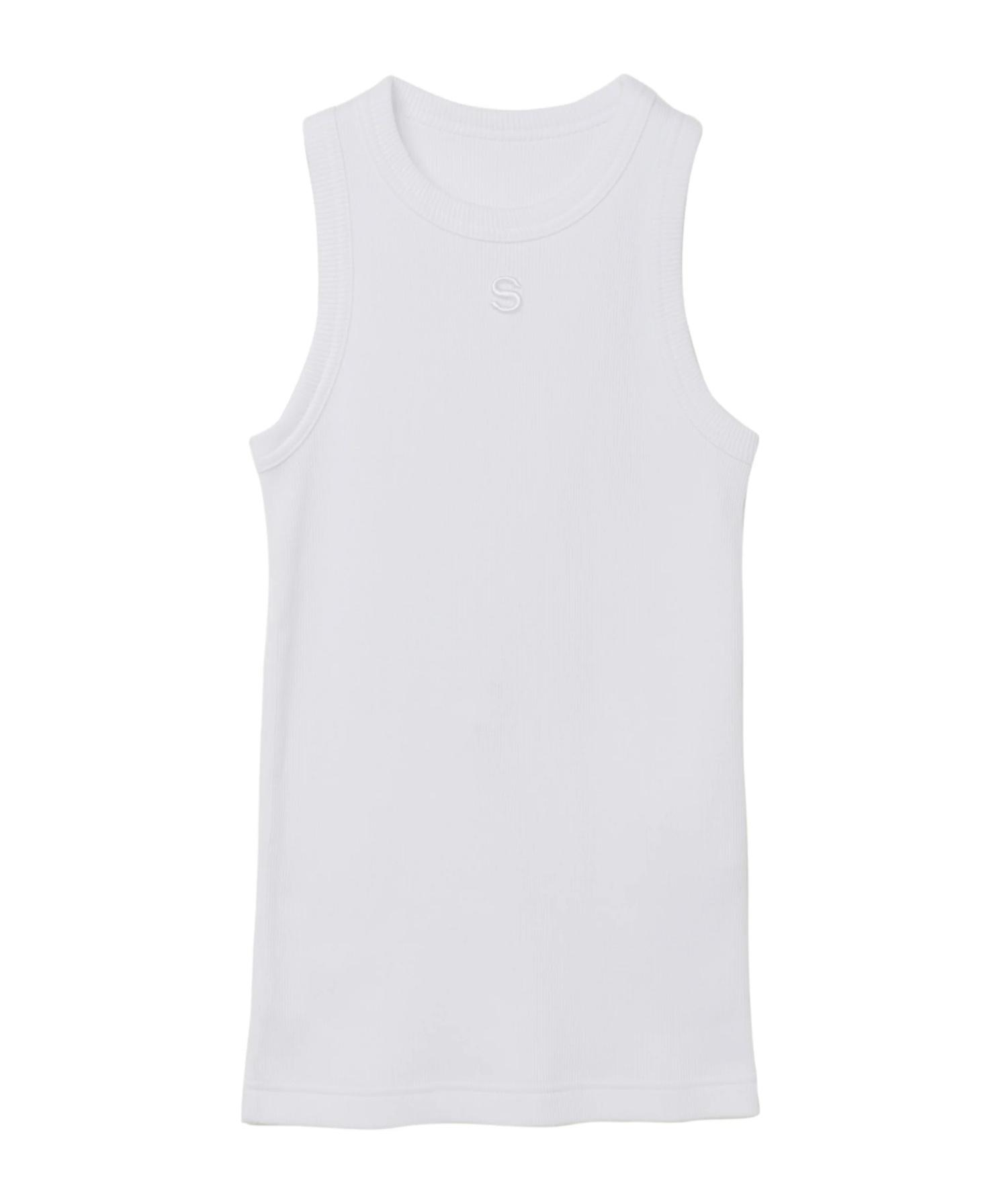 ■sacai■サカイ■Nylon Twill&Cotton Jersey Sleeveless Top■ Sacai Sleeveless and tank tops for Women | Online Sale up to