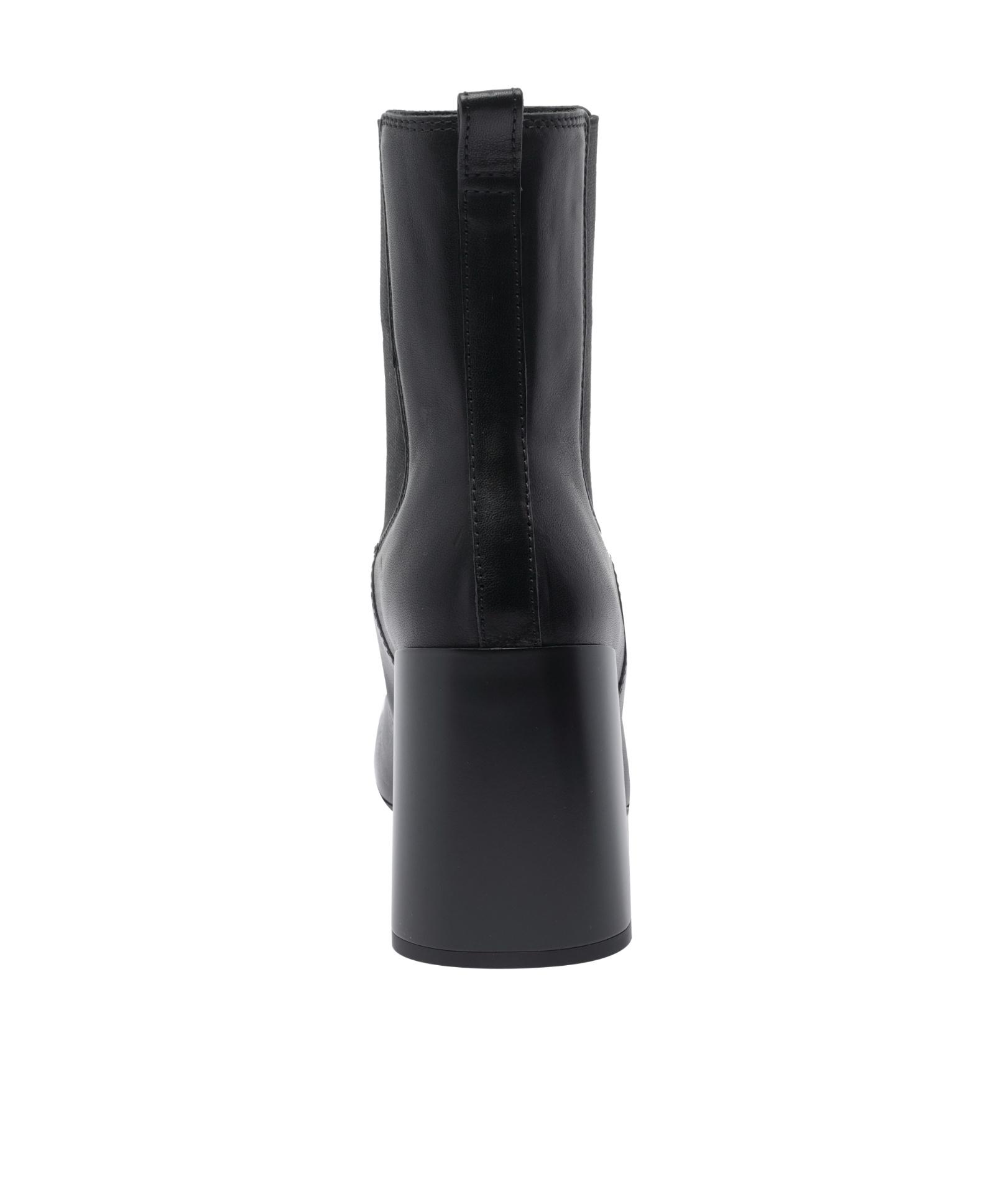 ミドルブーツ HOGAN Women Boots HXW6450FF90 BTMB999 Black Women's Hogan Chelsea H674 leather ankle boot hxw6740fm006lo