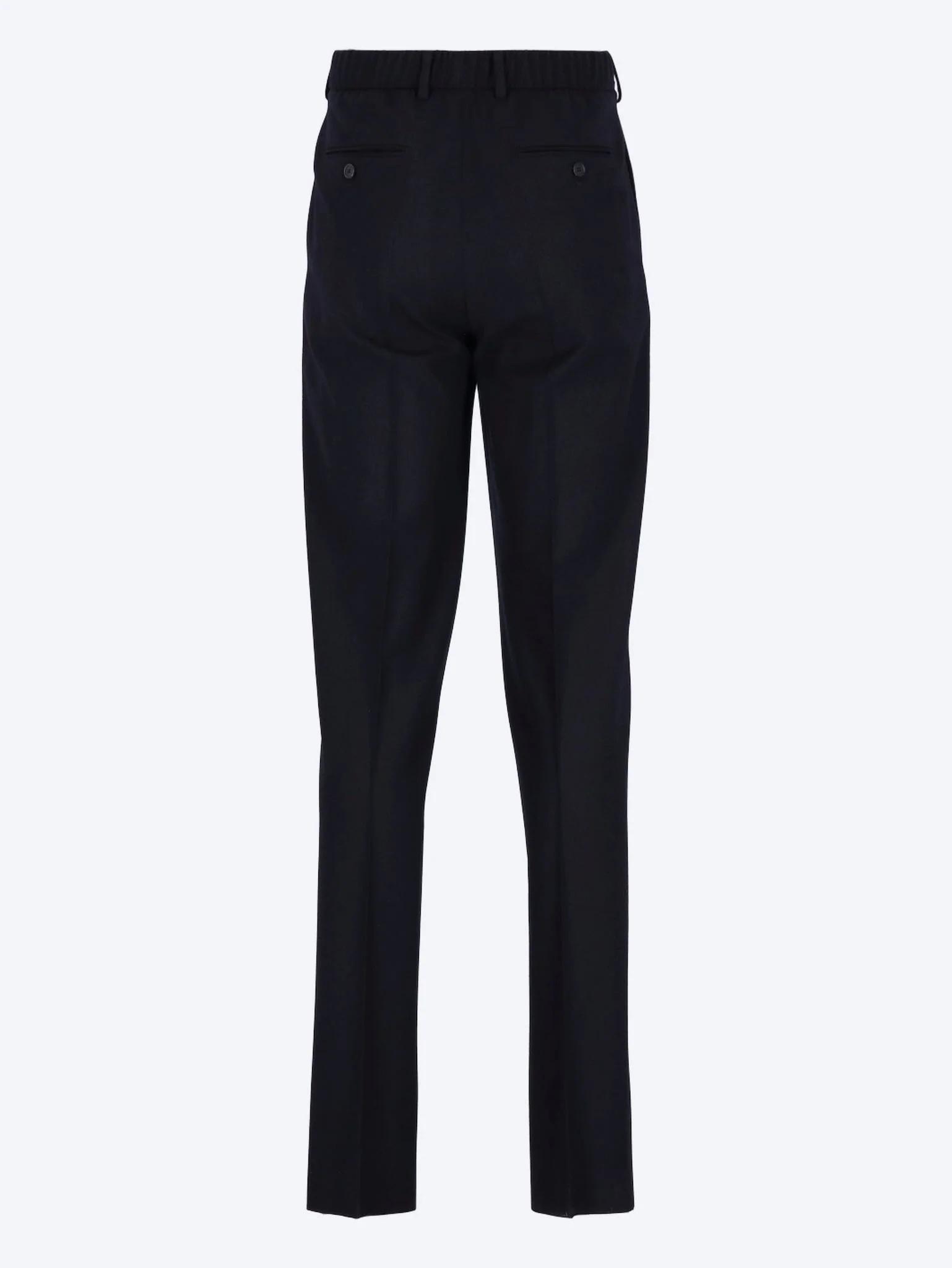 パンツ GIVENCHY FW25 Black wool pant (BW516Q164J 001) Tailored cigarette pants in wool in - black | Givenchy US
