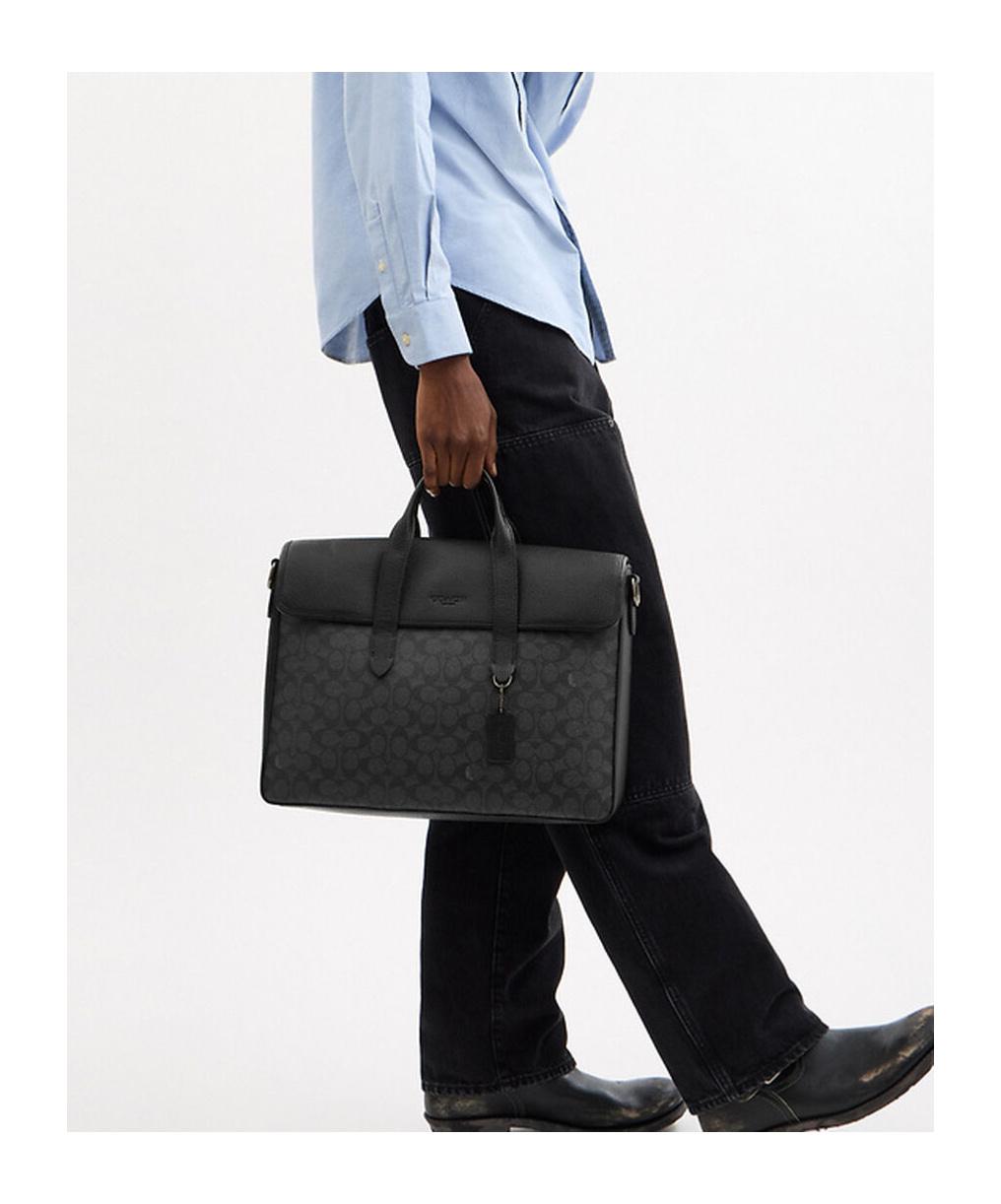 COACH Sullivan Briefcase in Black for Men | Lyst COACH Sullivan Briefcase in Black for Men | Lyst