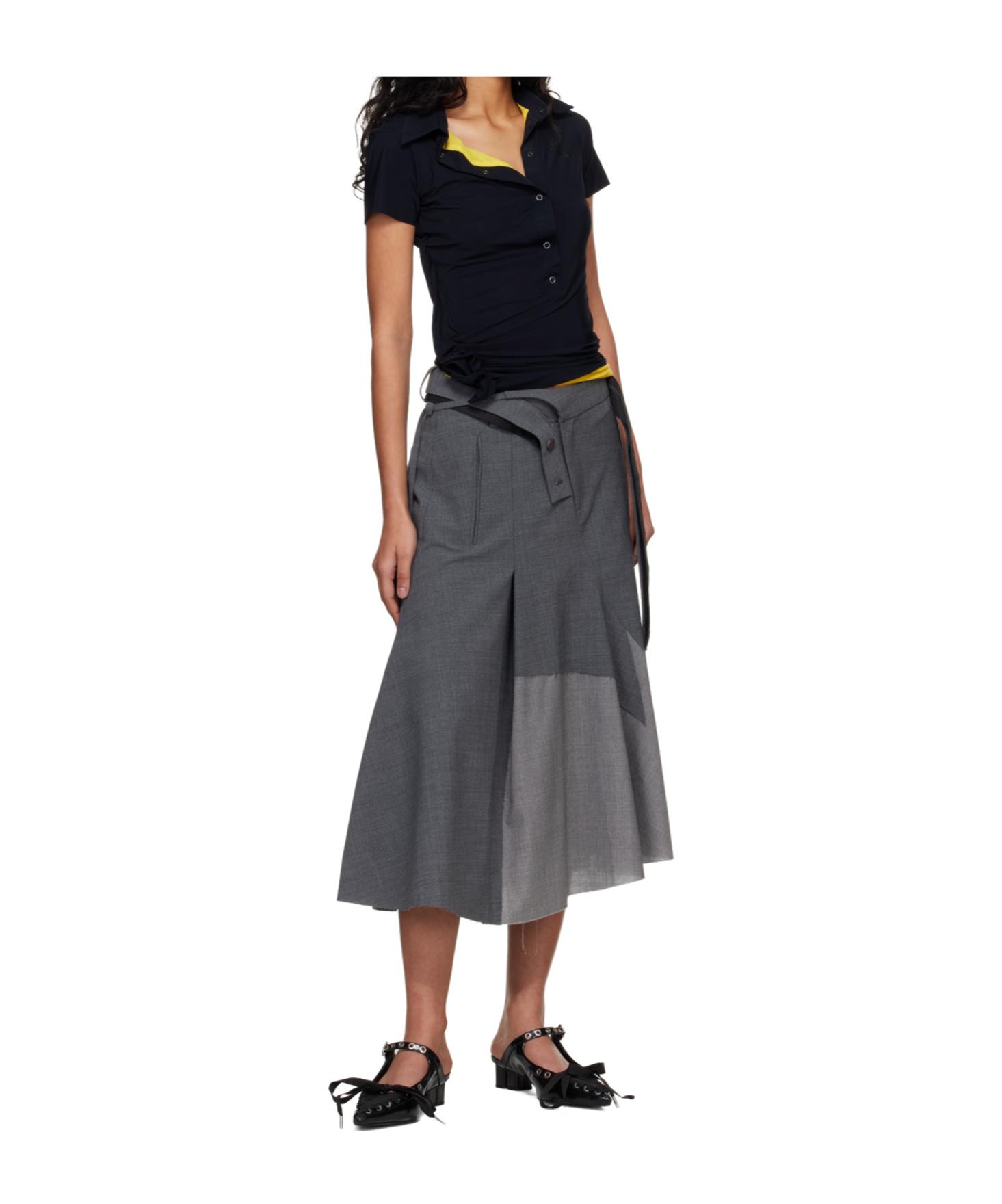 スカート ena OTTOLINGER RIB SKIRT / BLK Ottolinger fine-ribbed Mini Skirt | Black | FARFETCH ZA