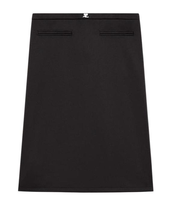 スカート COURREGES Woman Skirt Black 125MJU231FI0001 9999 COURREGES Woman Skirt Black 125MJU231FI0001 9999 スカート
