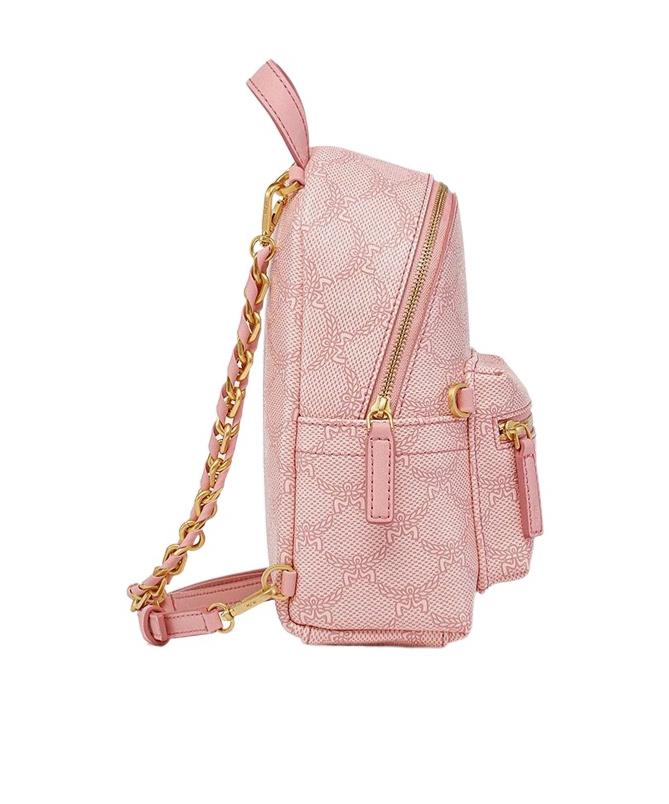 MCM Stark Lauretos Monogram Zipped Small Backpack in Pink | Lyst display picture 1