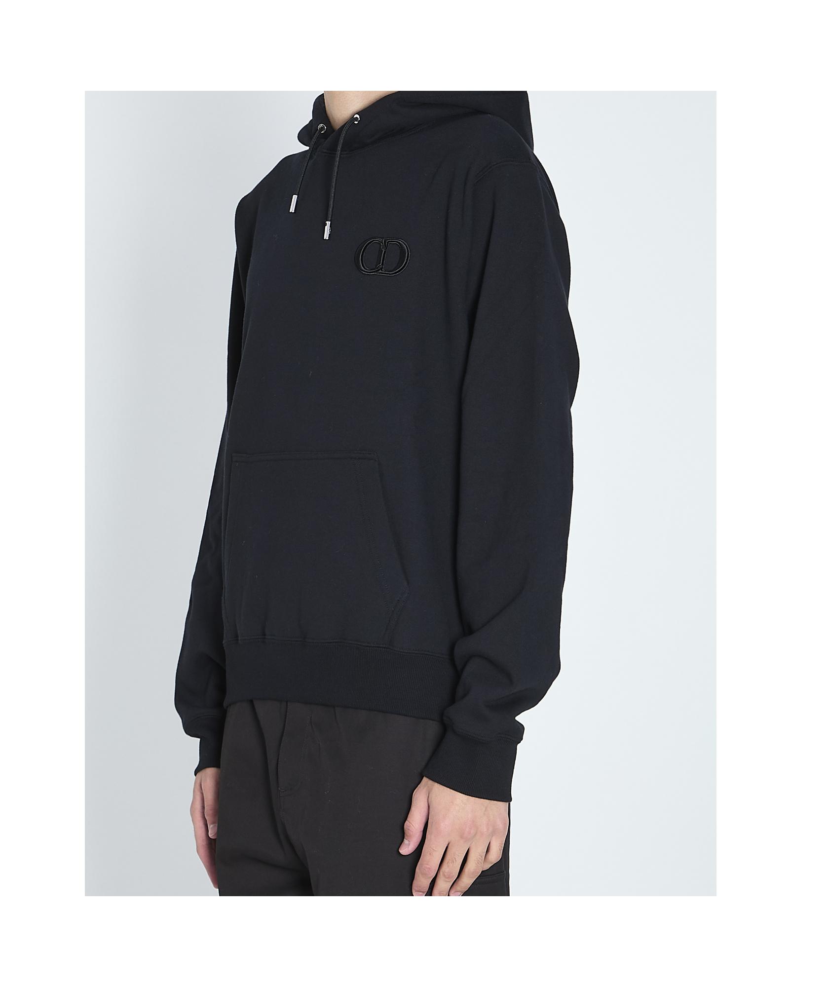 Dior Homme Cd Icon Drawstring Hoodie in Black for Men | Lyst