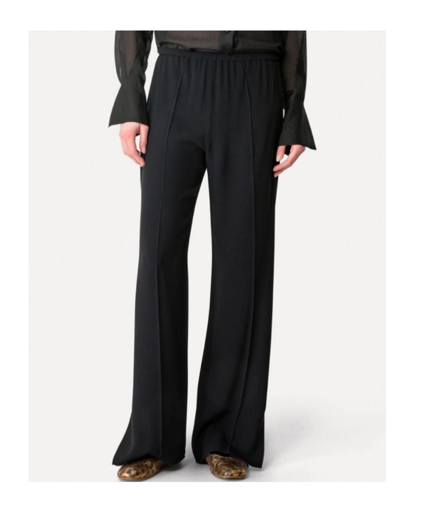 パンツ FORTE FORTE Women Straight Pants 13559MYPANTS8001 BLACK Forte Forte Pants for Women | Online Sale up to 55% off | Lyst
