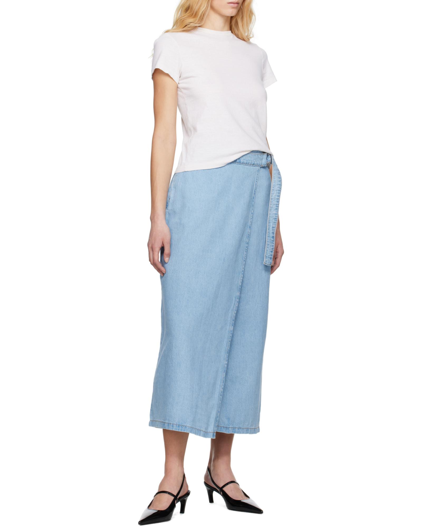 Denim Midi Skirt Denim Wrap Skirt Nordstrom 18 Best Denim Midi
