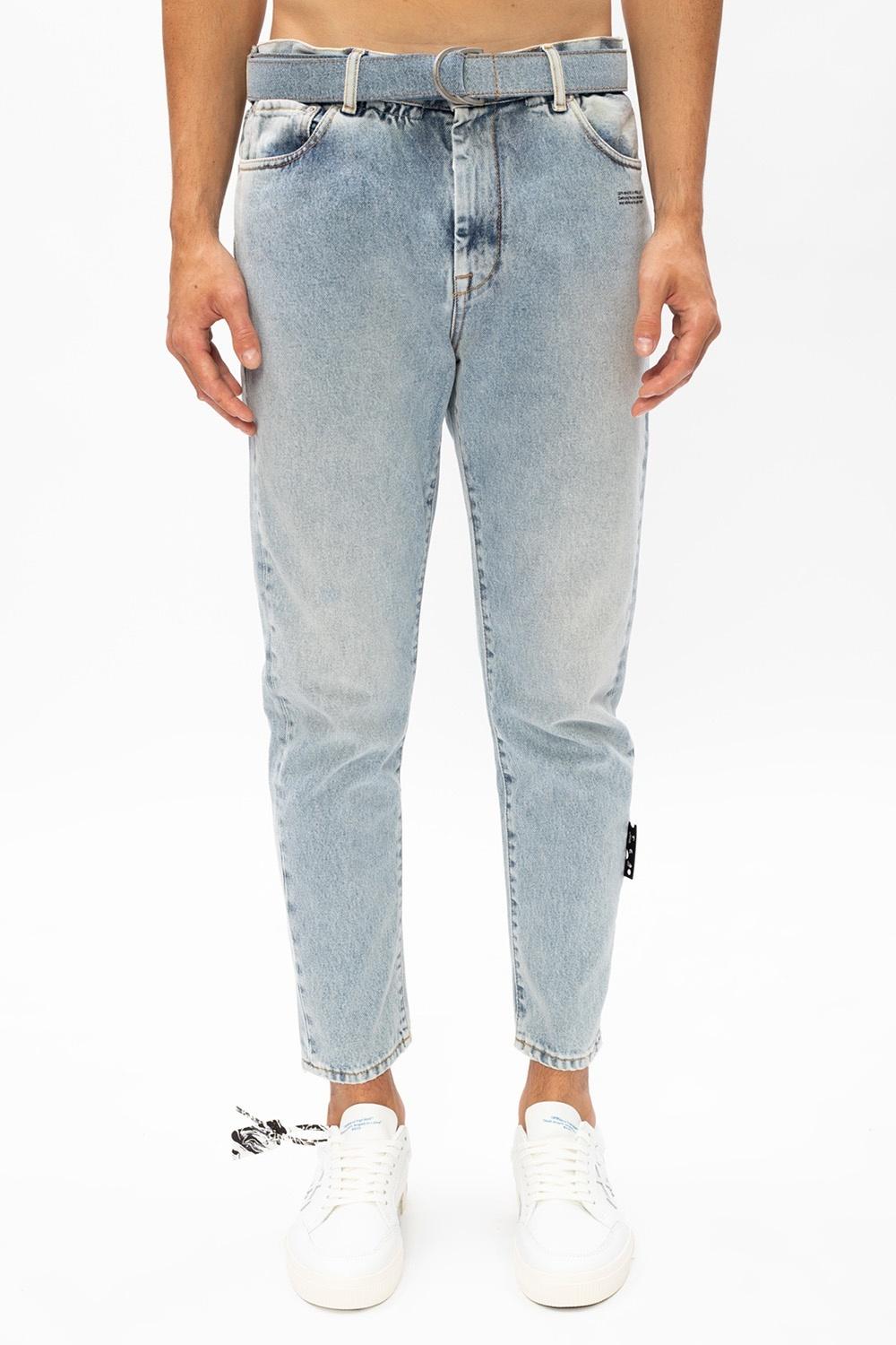 オフホワイト Off White Diag Relaxed Jeans Off-White c/o Virgil Abloh Diagonal Wizard Relaxed Fit Jeans