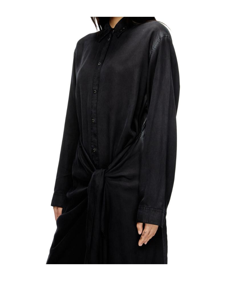 DIESEL Long Sleeve Dress in Black | Lyst