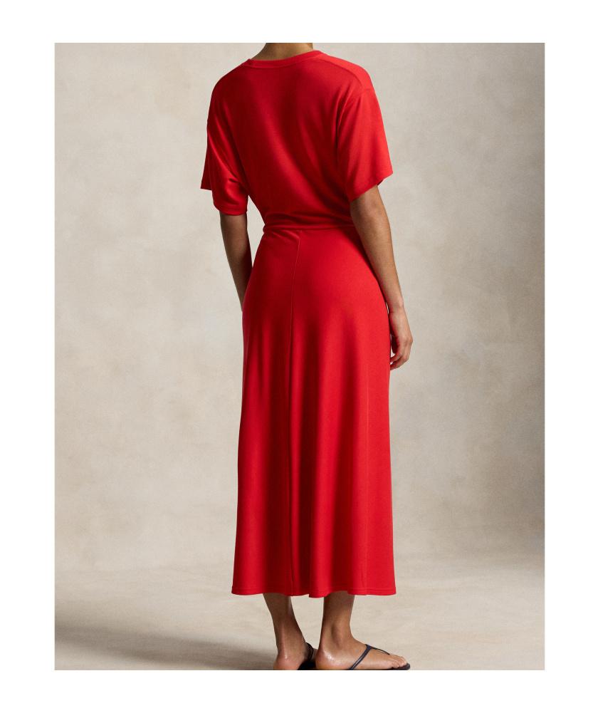 Designer Red Short Sleeve Wrap Dresses for Women - Up to 63% off | Lyst
