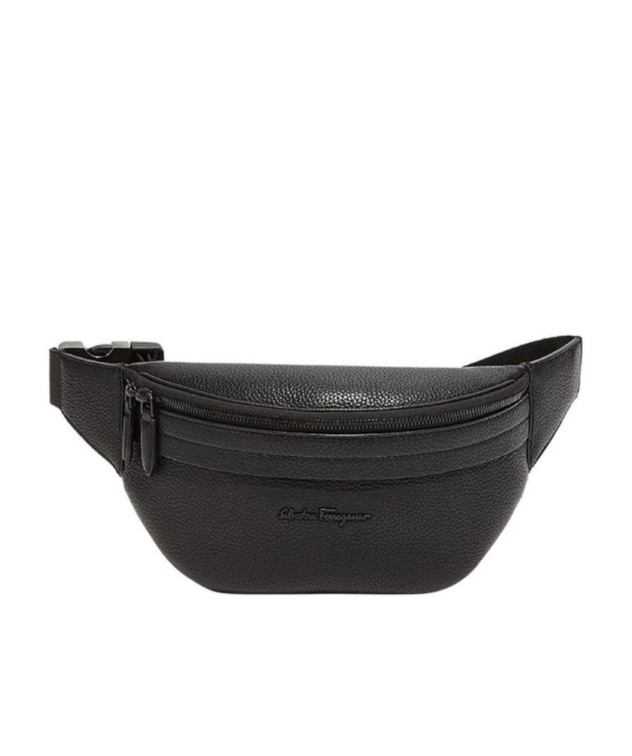 ショルダーバッグ Salvatore Ferragamo Black ECONYL belt bag Ferragamo Belt Bag In Black | ModeSens