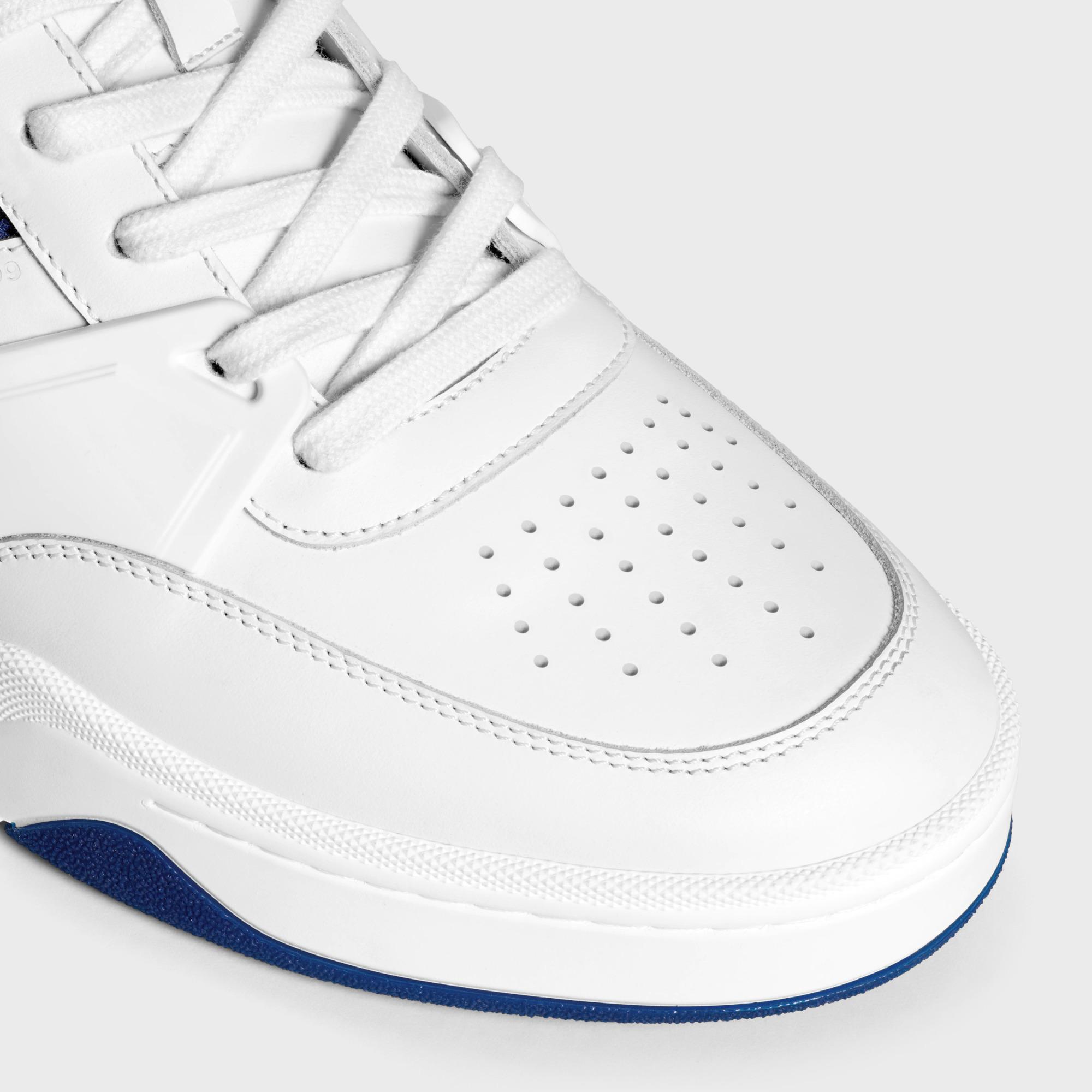 Celine Trainer Ct-09 Low Lace-Up Sneaker in White for Men | Lyst