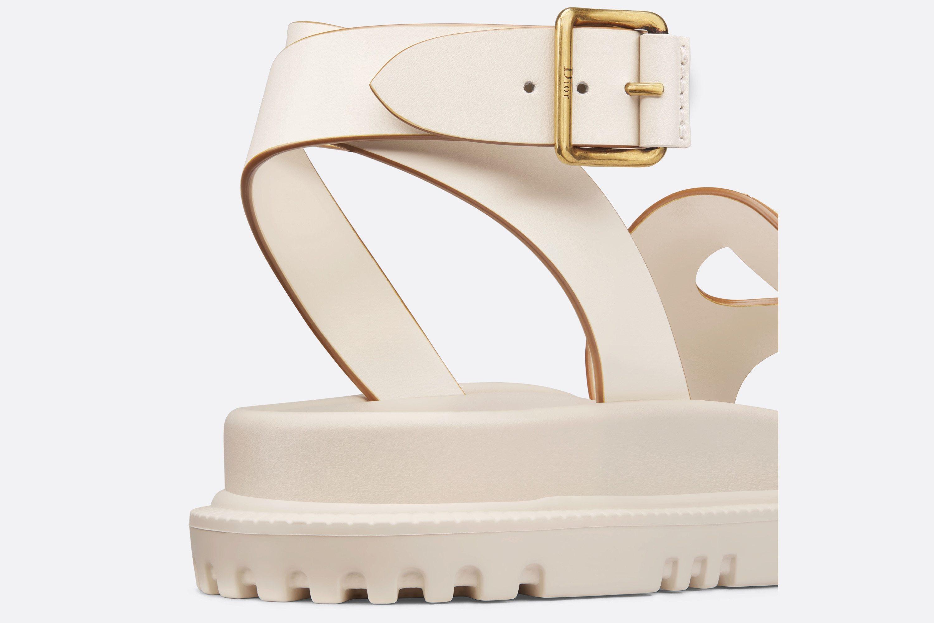 Dior D-Club Sandal in Natural | Lyst