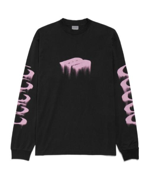 Balenciaga Wet Brush Medium-Fit Long-Sleeved T-Shirt in Black for