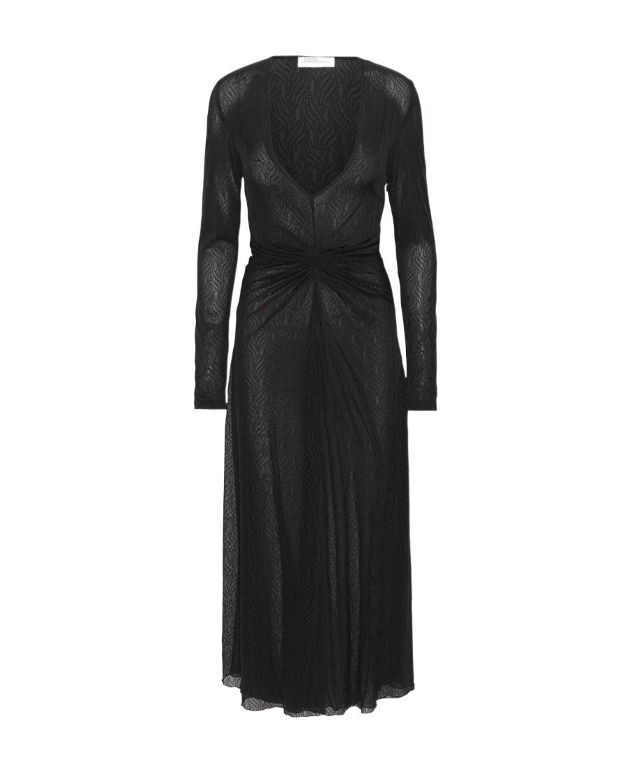 rotate birger christensen lace v neck maxi dress ROTATE Birger Christensen