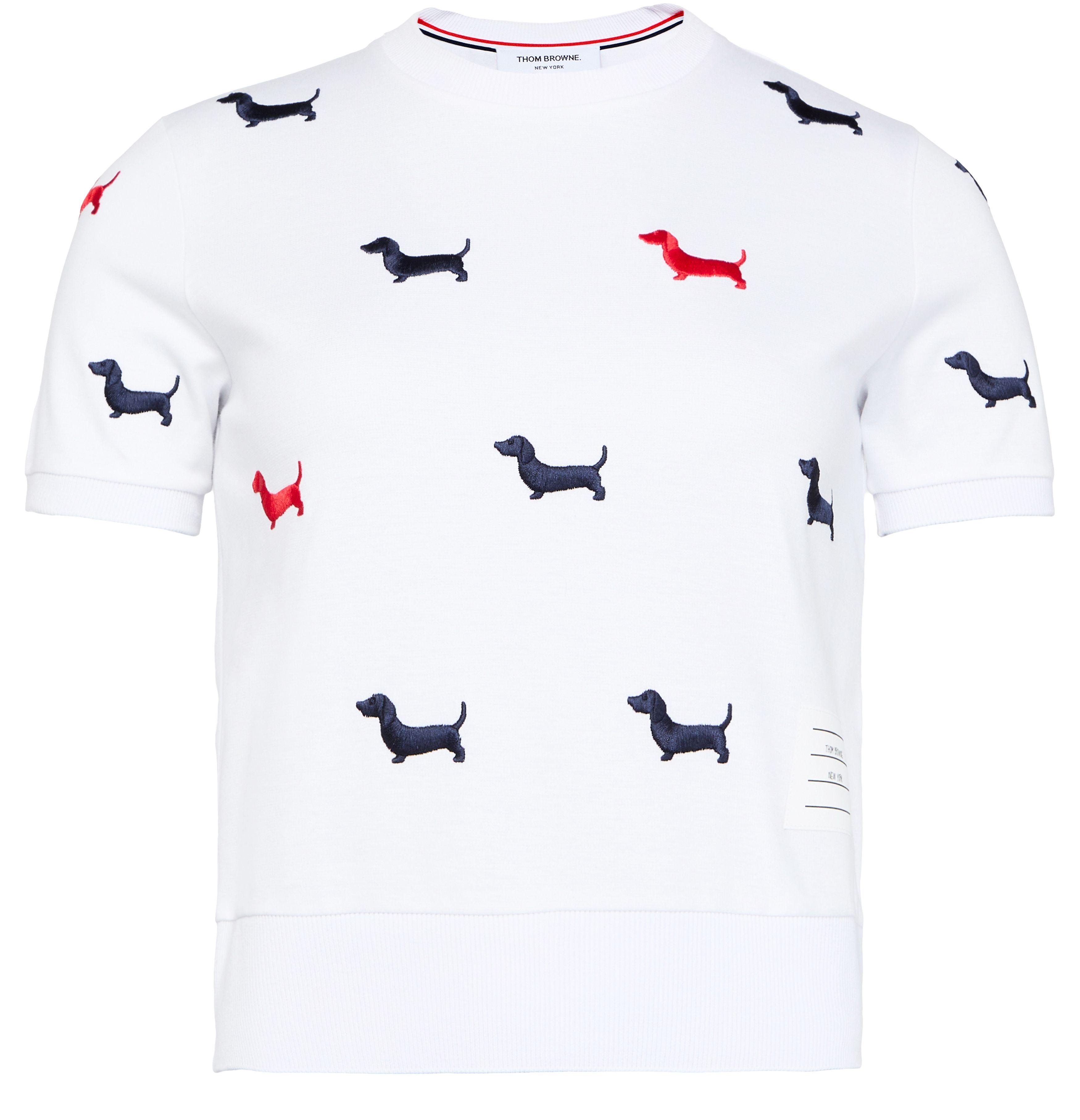 Thom Browne｜SHORT-SLEEVED ROUND NECK T-SHIRTS (FJS143A Thom Browne High Twist Short Sleeve T-Shirt FJS143A 77183268
