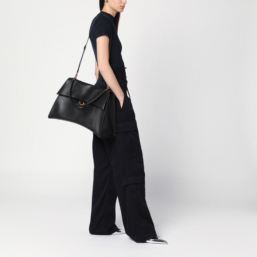 Balenciaga Hourglass Soft Large Tote Bag in Black | Lyst