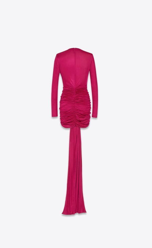 ワンピース Saint Laurent Pink Cut-Out Mini Dress Saint Laurent Pink Cut-Out Mini Dress – BALTINI