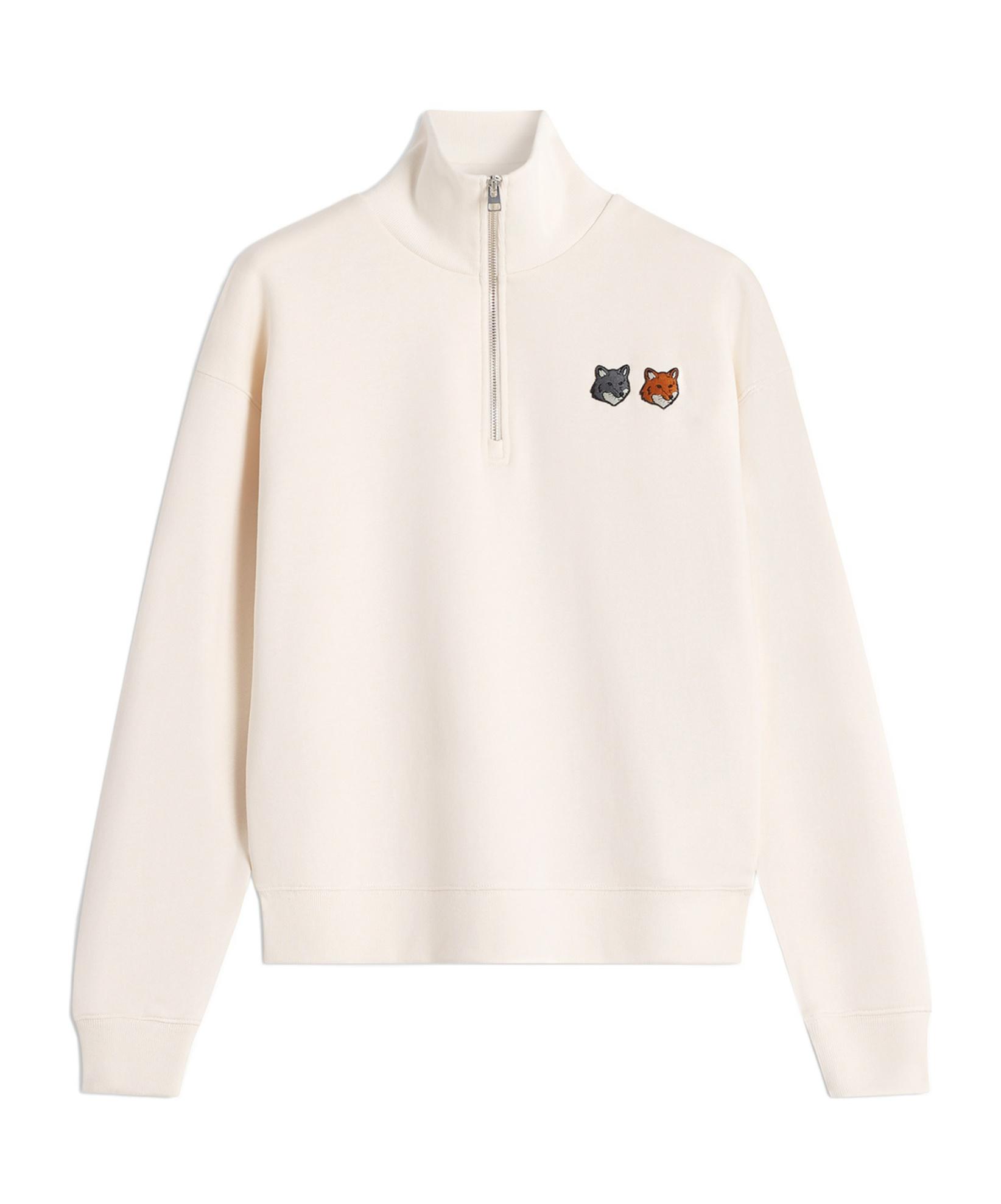 (ｔｅｔｏ様) FOX HEAD PATCH COMFORT HALF ZIP SWEATSHIRT | Maison Kitsuné