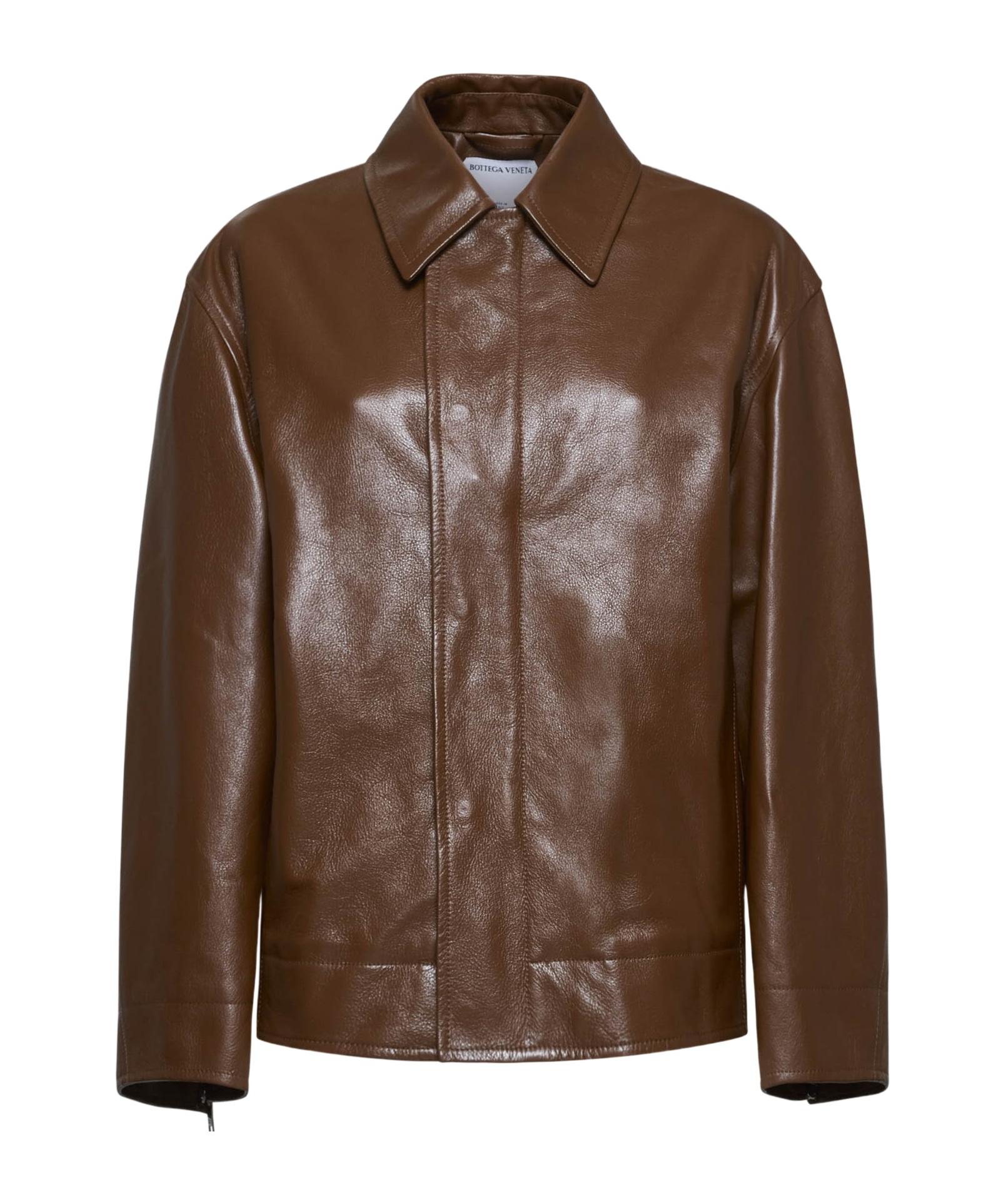 コート Bottega Veneta Giacca Cash Collarless Bottega Veneta Double-Zip Cotton Work Jacket | Saks Fifth Avenue