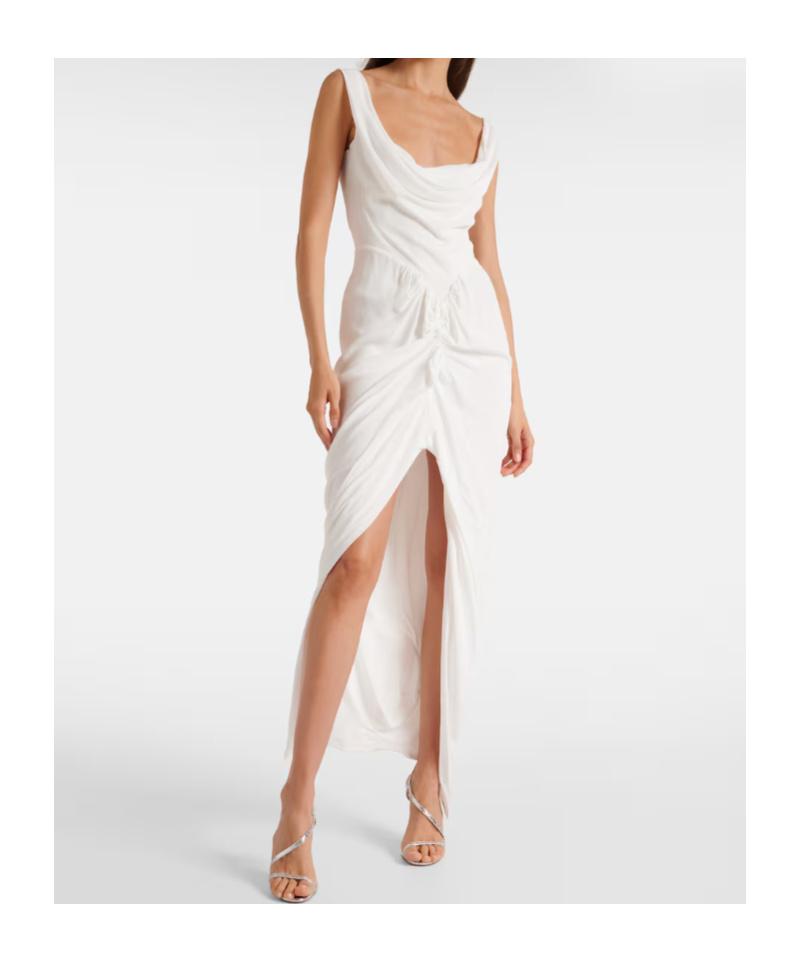 vivienne westwood bridal panther gathered corset dress Vivienne Westwood - Bridal Panther gathered corset dress