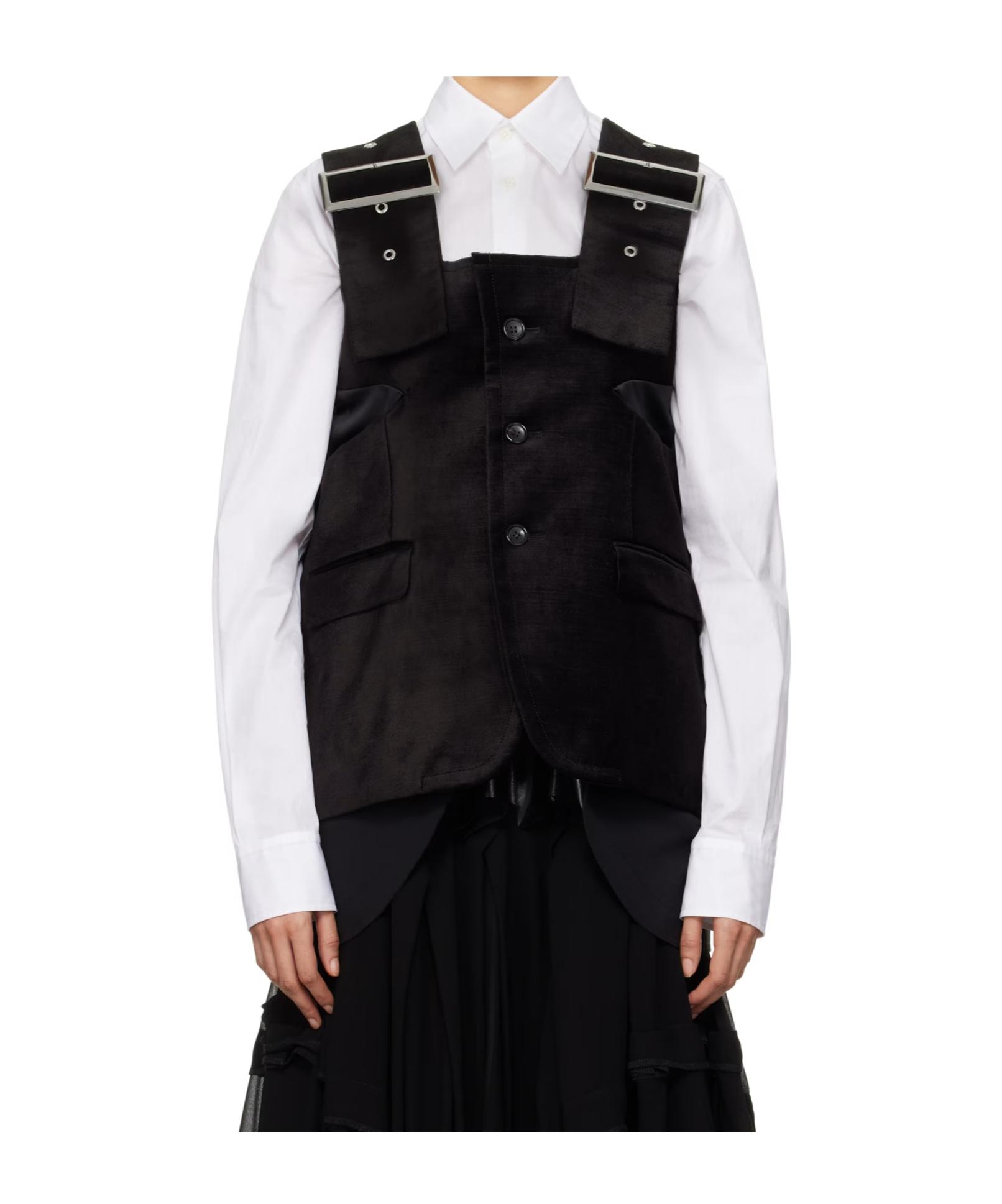 BLACK COMME des GARÇONS ブラックファーベスト Lサイズ BLACK COMME DES GARCONS