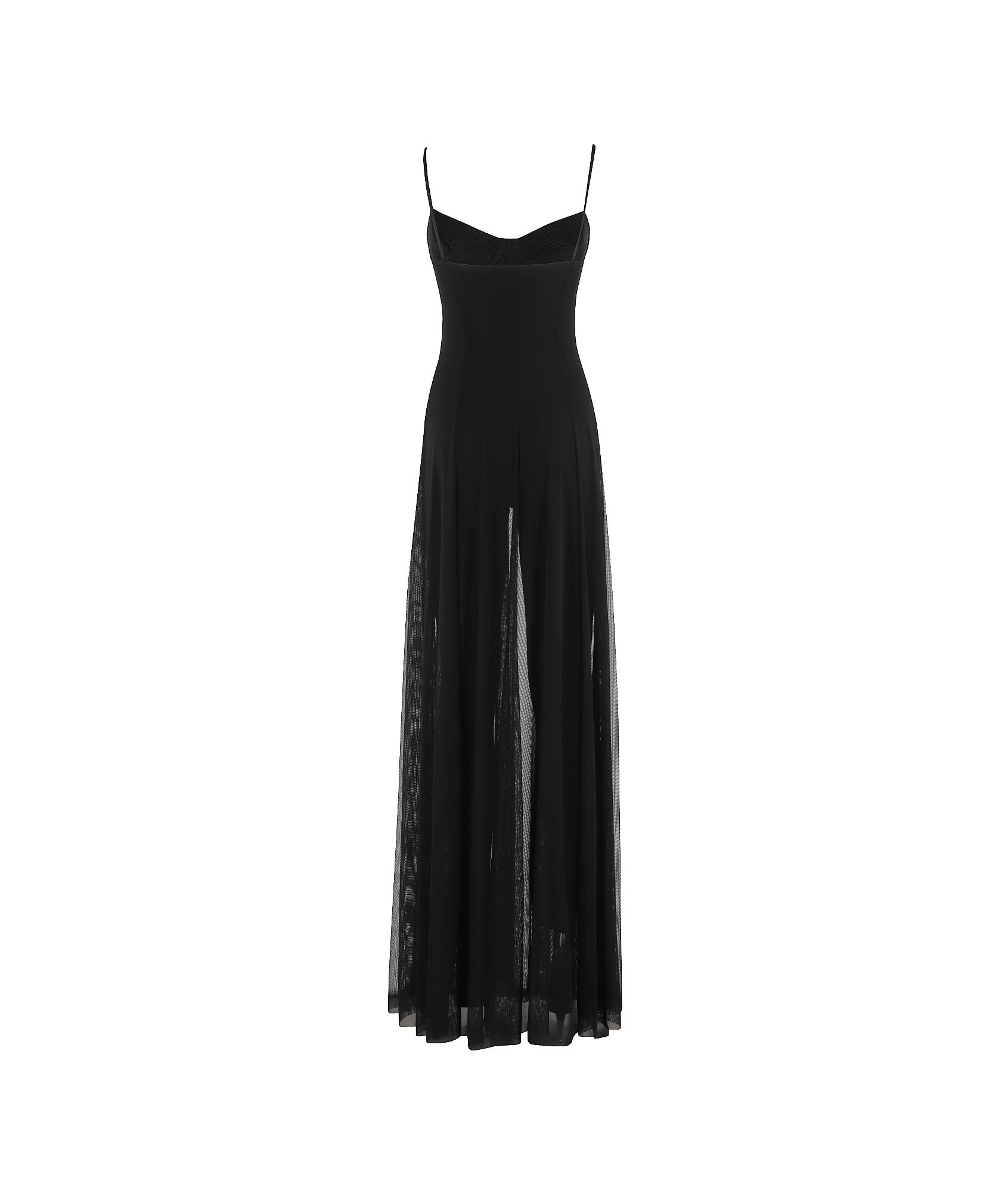 ワンピース Norma Kamali SS25 'Underwire Gown' dress (KK1293PL177 001) UNDERWIRE FISHTAIL GOWN – Black – Norma Kamali