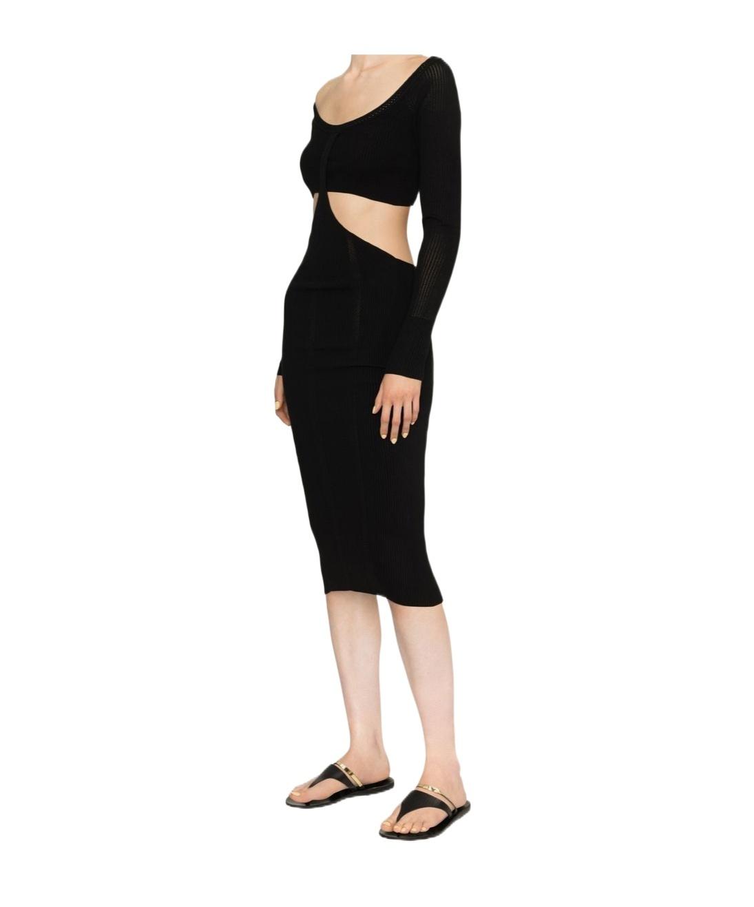 black white knit dress Zara - Pletena Haljina S Resama - S fashion model main image 1