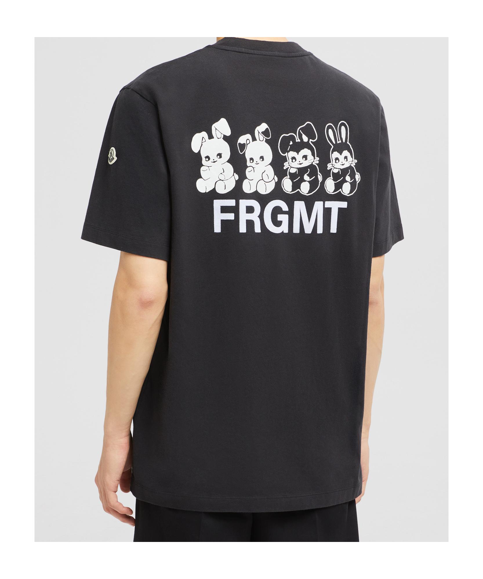 Moncler X Frgmt Cartoon Logo Cotton T-Shirt in Black for Men