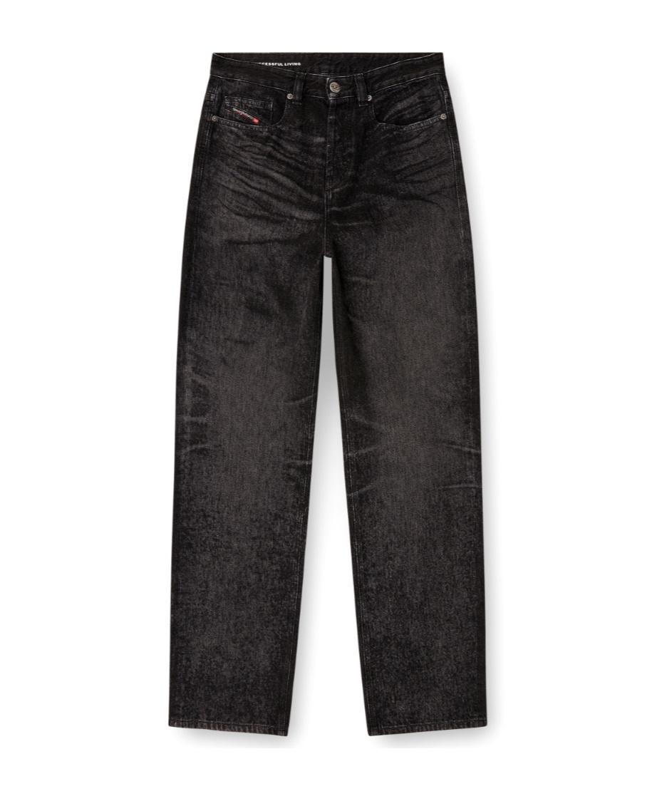 DIESEL 2001 D-Macro Relaxed Jeans in Black for Men | Lyst