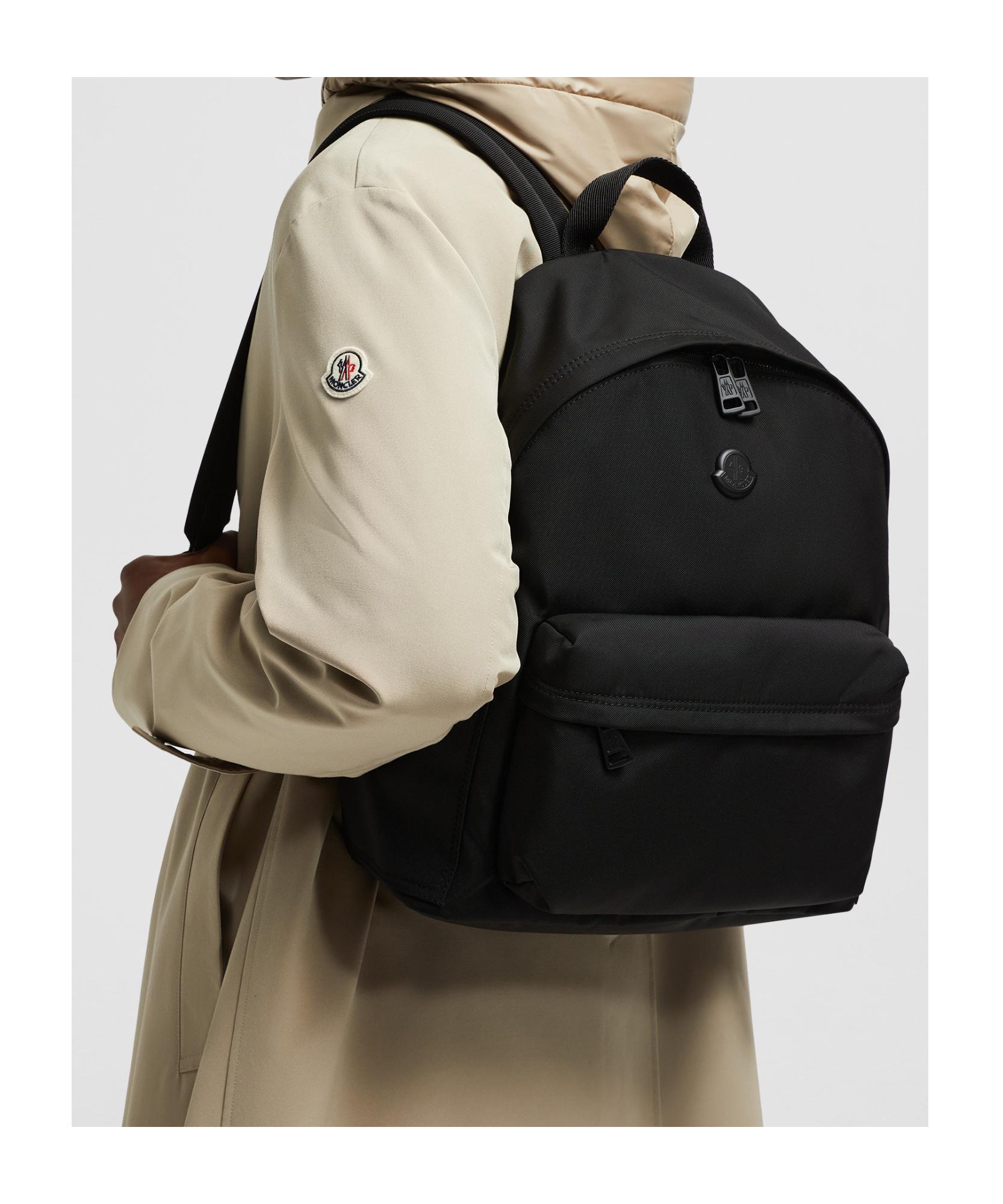 Moncler New Pierrick Logo Detailed Backpack in Black for Men