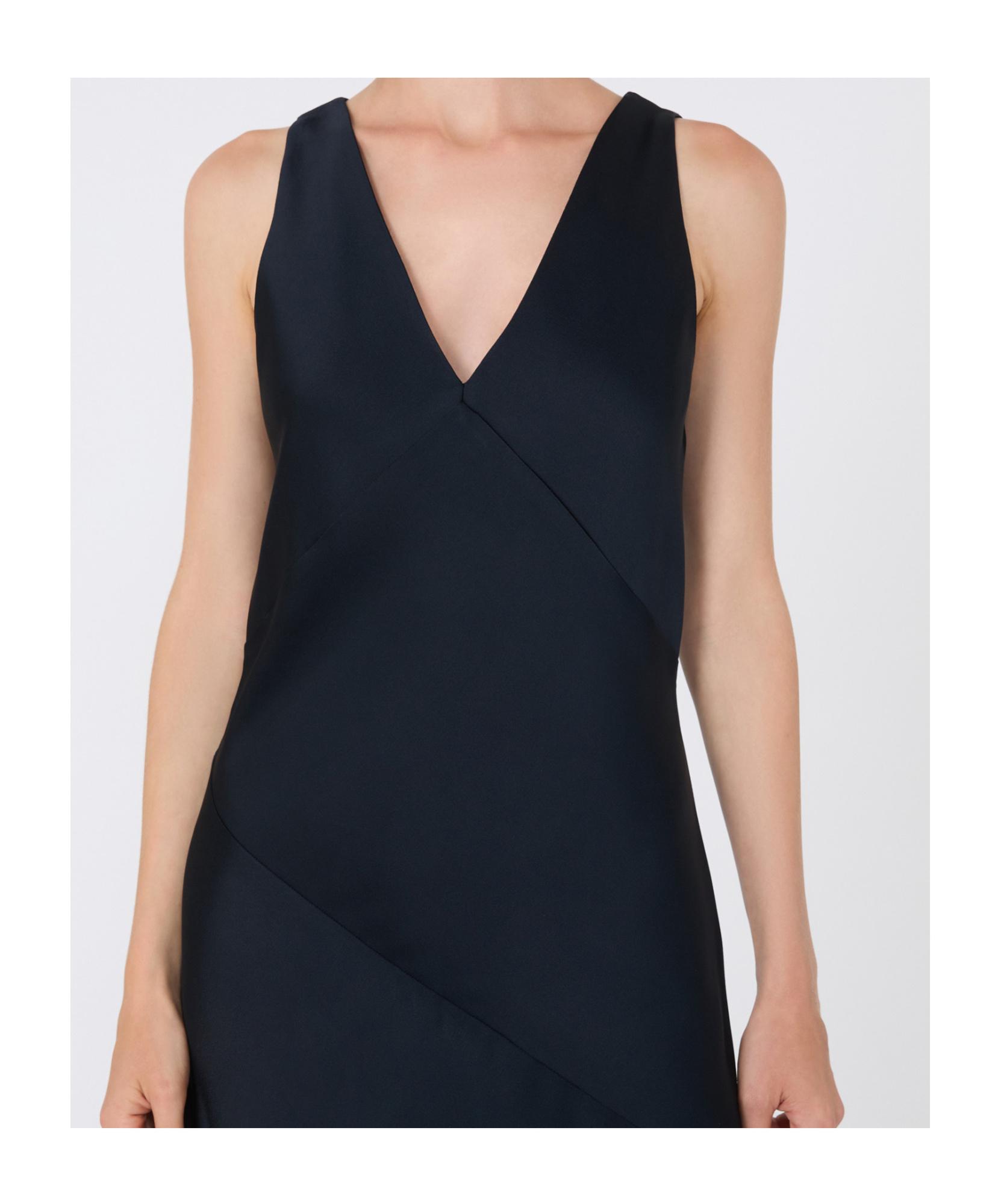 max mara envers satin dress Max Mara | Woman - Sleeveless envers satin dress - Black