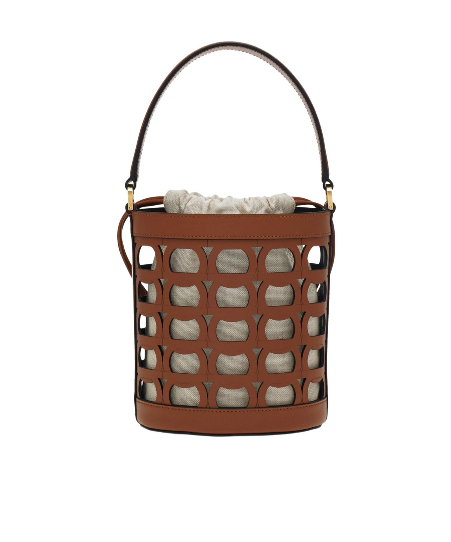 ショルダーバッグ・ポシェット Ferragamo Leather Bucket Bag With l Details Ferragamo Salvatore The Studio Bucket Bag | Bloomingdale's