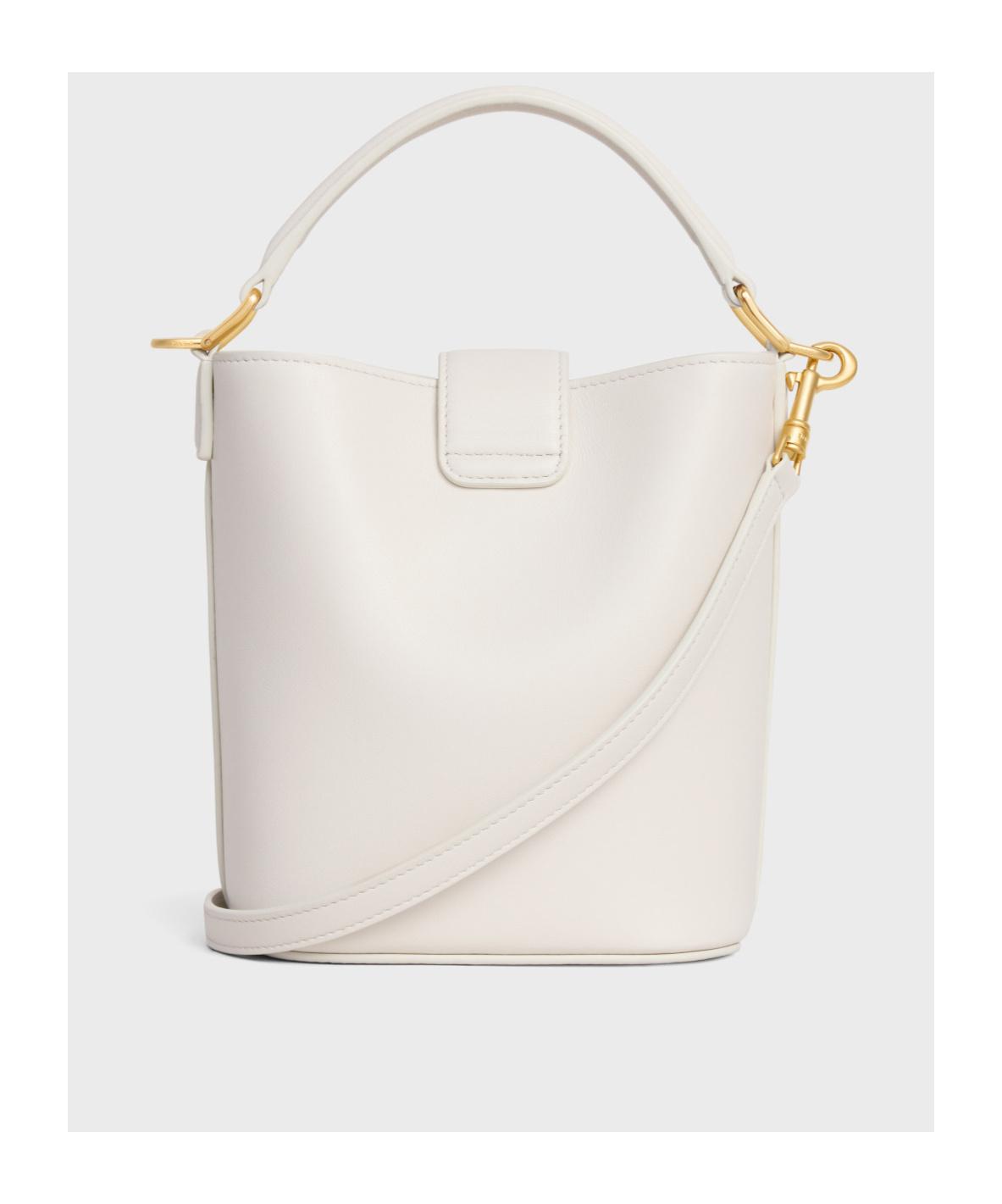 Celine Mini Bucket Louise in White | Lyst