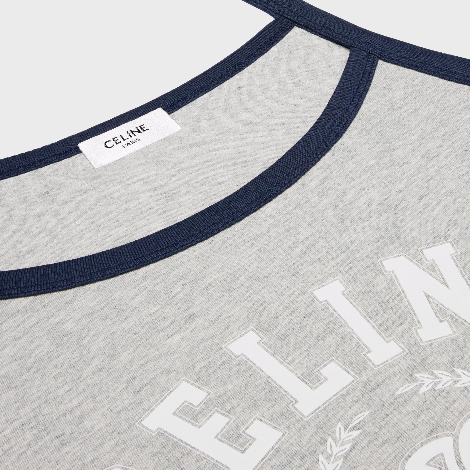 Celine Tank Top in Blue | Lyst