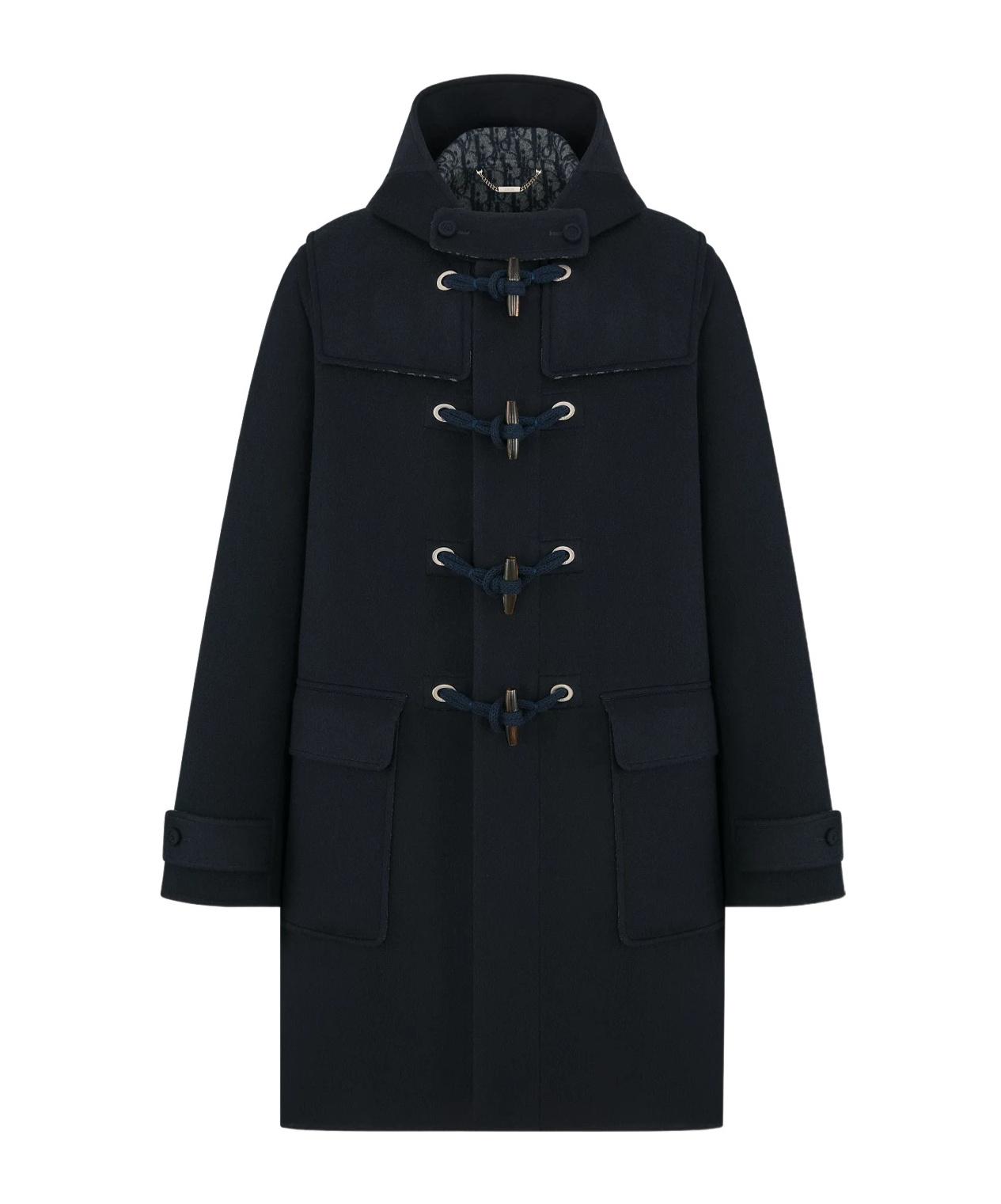 Dior Icons Duffle Coat in Blue for Men | Lyst