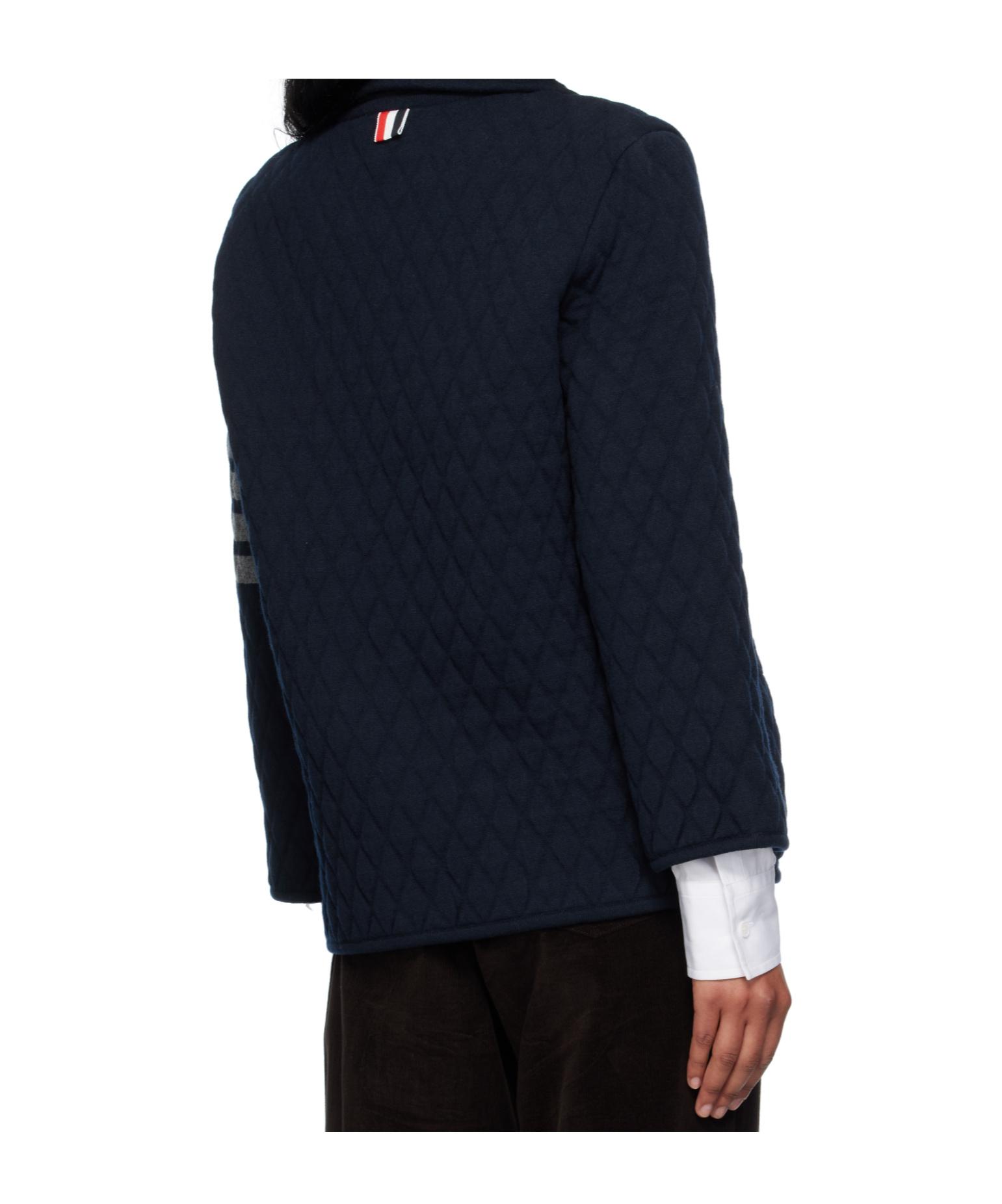 ダウンジャケット・コート THOM BROWNE Women Jackets FBD048X07259 415 NAVY THOM BROWNE | Ultra Light Hooded Down Jacket | Women | Lane