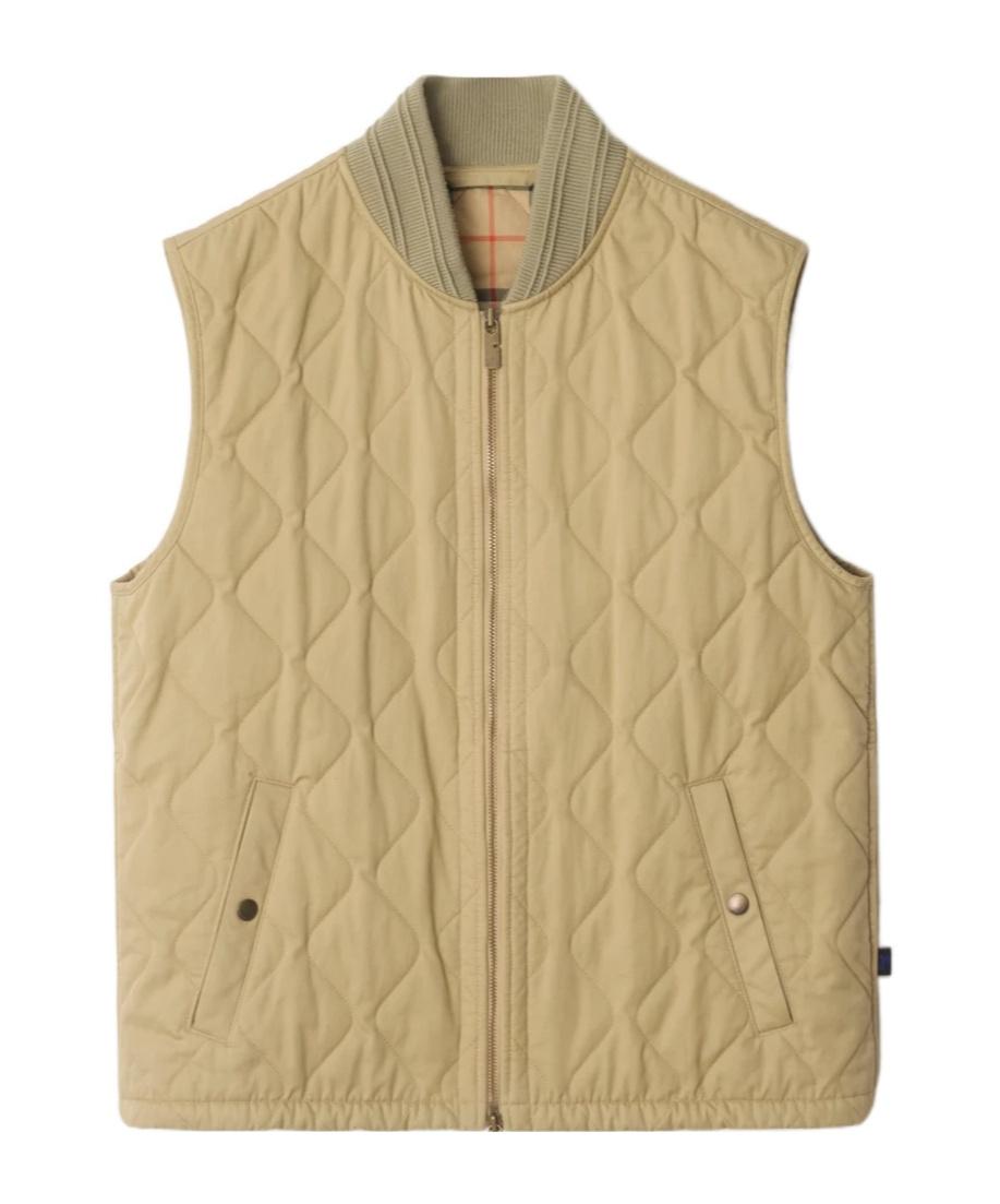 ベスト・ジレ Burberry Camel Teddy Fabric Vest Burberry Camel Teddy Fabric Vest | italist