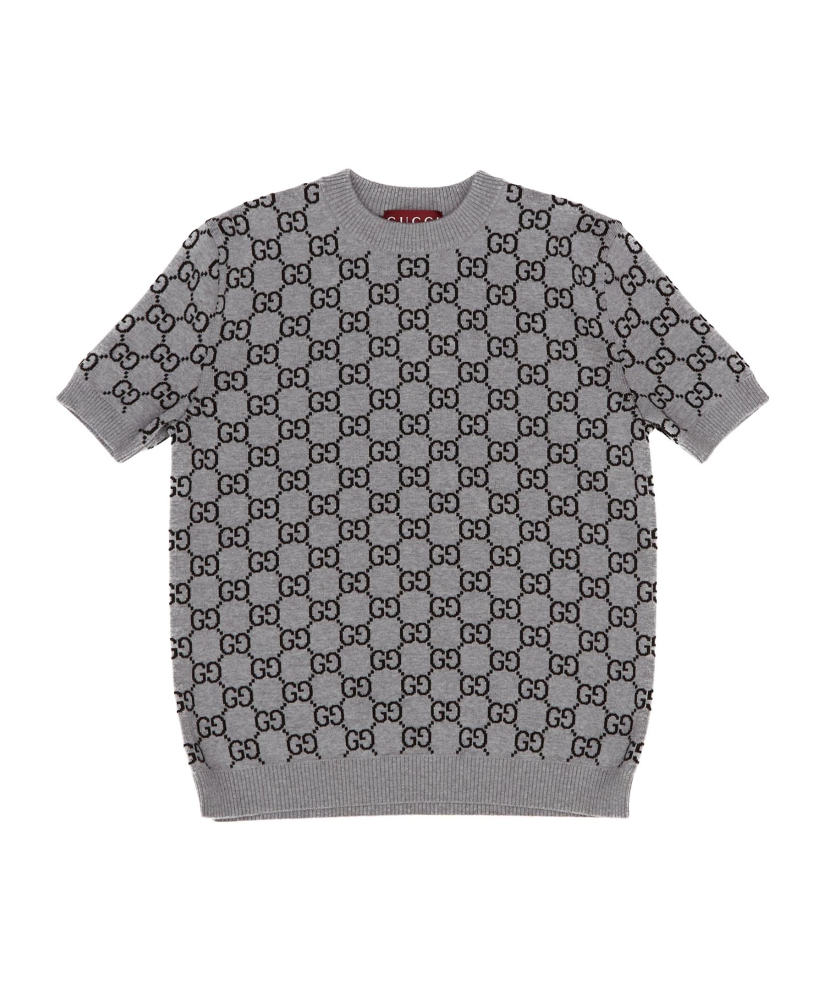 トップス old GUCCI cashmere short sleeve knit Gucci GG Metallic Short Sleeves Top, Jumpers - Designer
