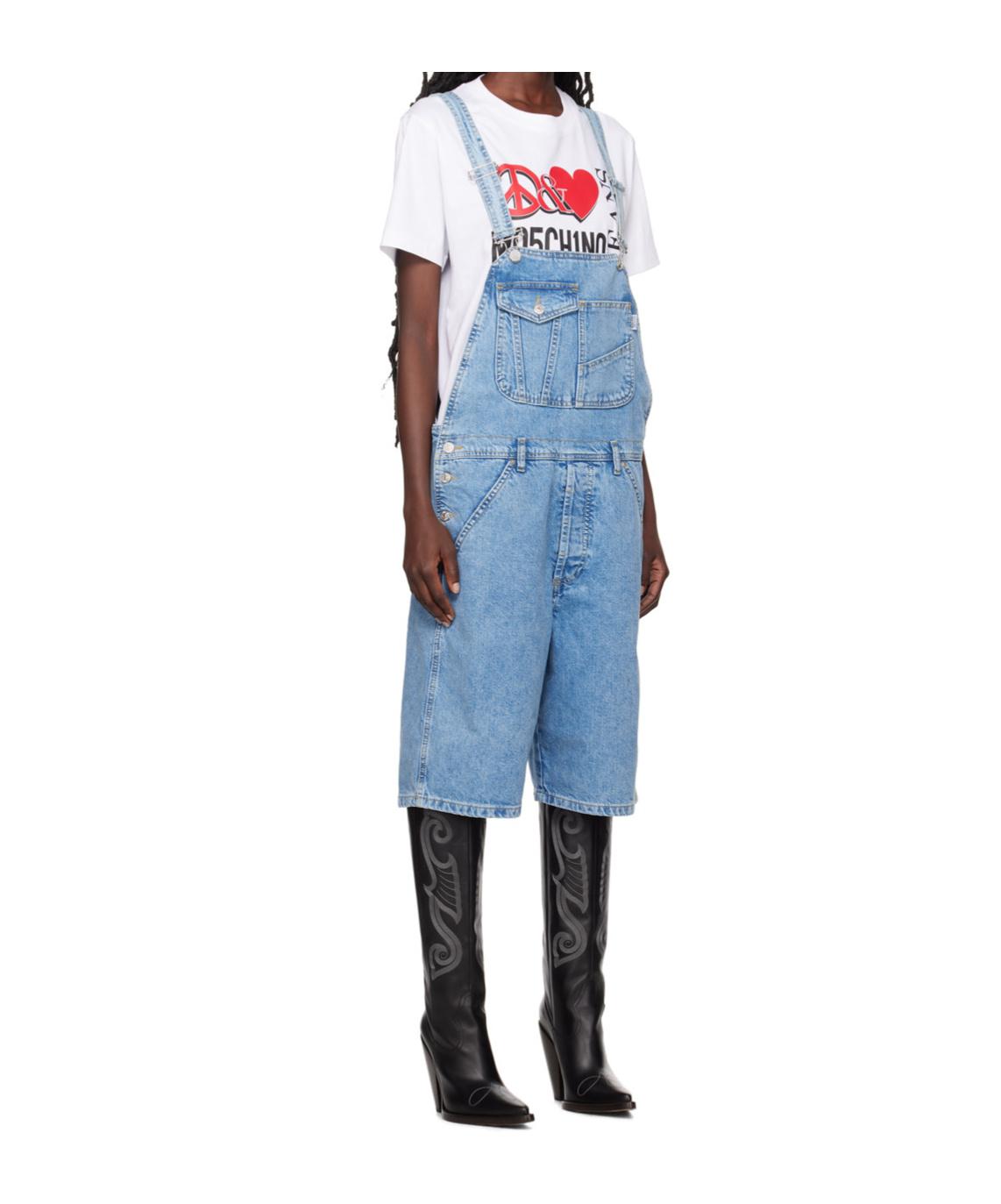 オールインワン・サロペット MOSCHINO Women Jumpsuits 04293217 1295 Navy オールインワン・サロペット MOSCHINO Women Jumpsuits 04293217