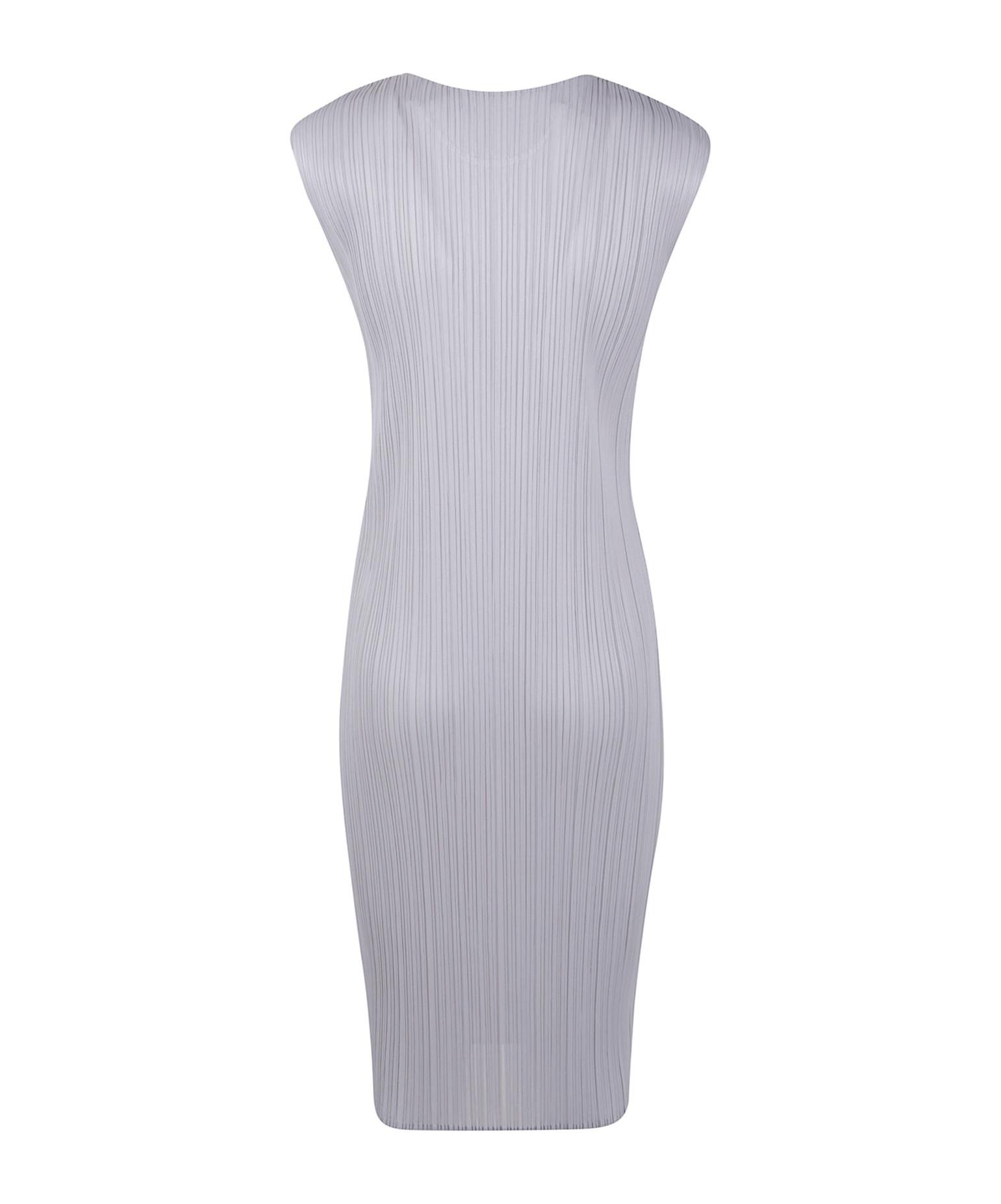 PLEATS PLEASE ISSEYMIYAKE チュニックワンピース　グレー PLEATS PLEASE ISSEY MIYAKE #spc プリーツプリーズ イッセイ