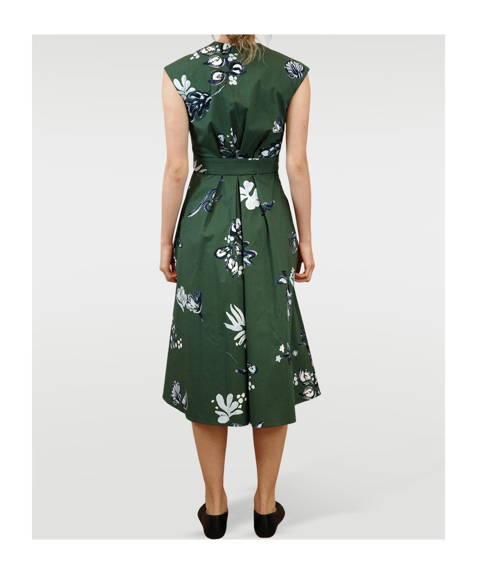 green emerald velvet dress MARELLA. Long-sleeved green dress. Size XL – Hibuy market