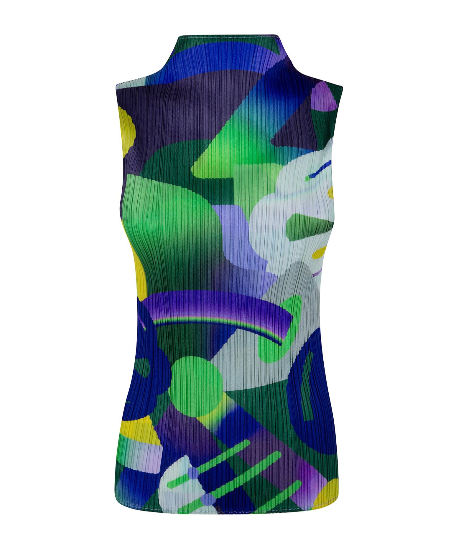 PLEATS PLEASE カラフルタンクトップ Pleats Please Issey Miyake Sleeveless and tank tops for Women