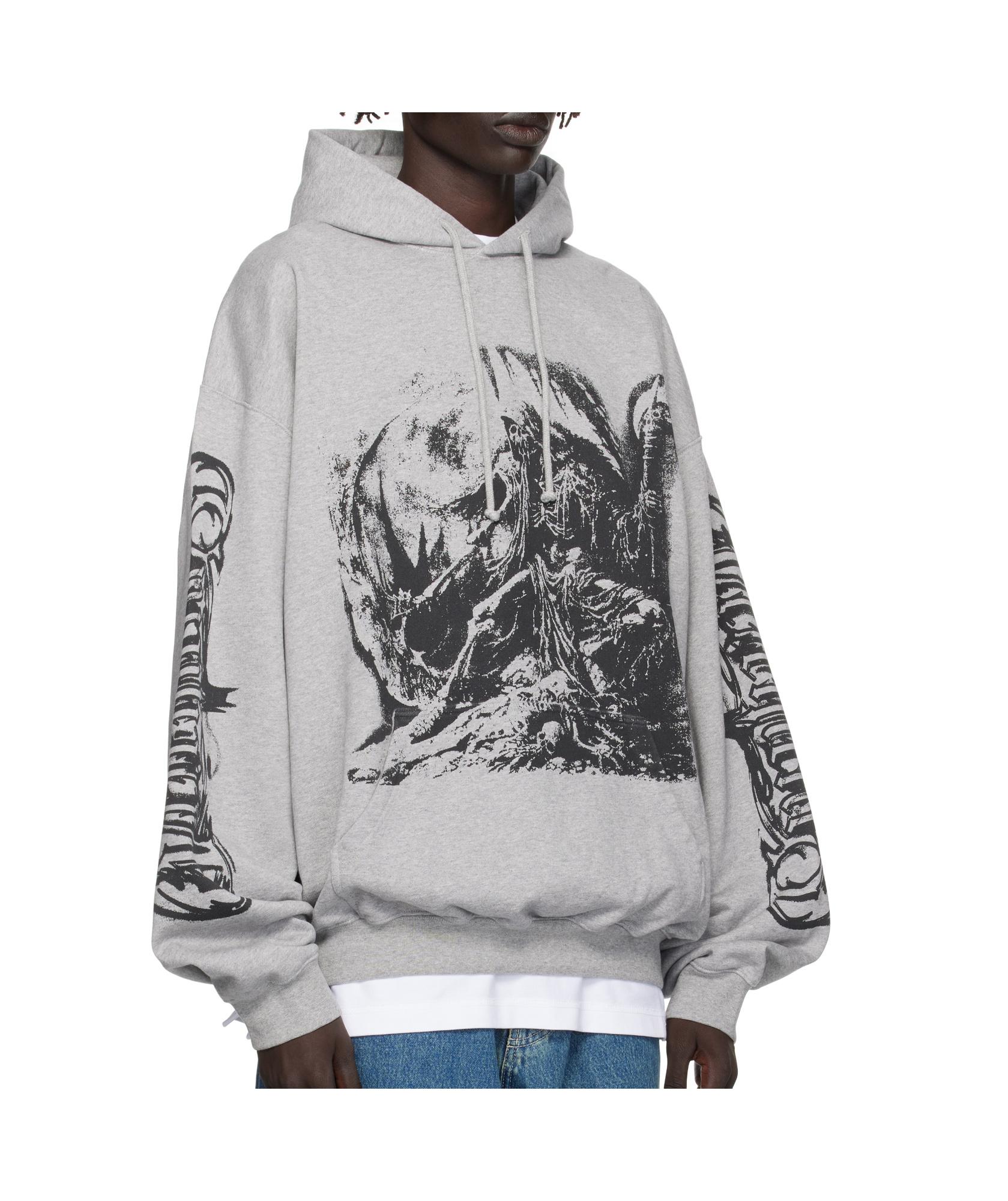 Vetements Graphic-Print Hoodie in Gray for Men | Lyst Vetements Graphic-Print Hoodie in Gray for Men | Lyst