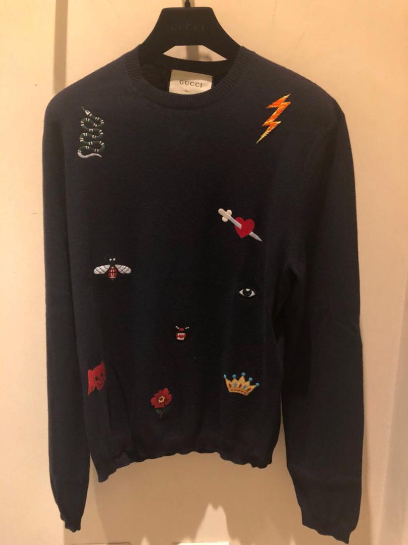 Blue Gucci Knitwear for Men | Lyst Blue Gucci Knitwear for Men | Lyst