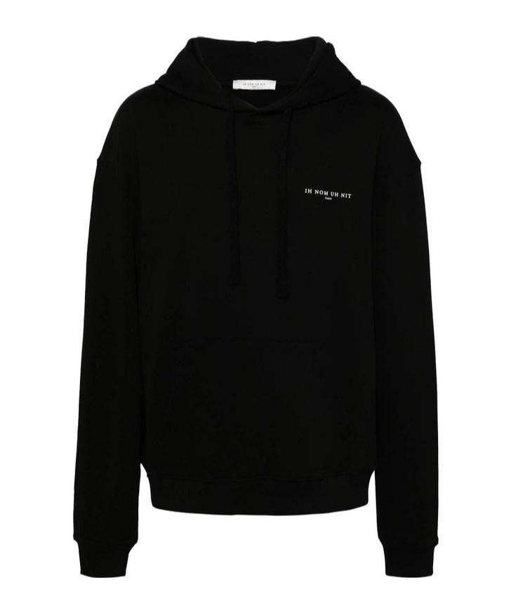 パーカー・フーディ IH NOM UH NIT Men Sweater NMS24222009 Ih Nom Uh Nit Black Sweatshirt Hoodie – ICETIME LUXE