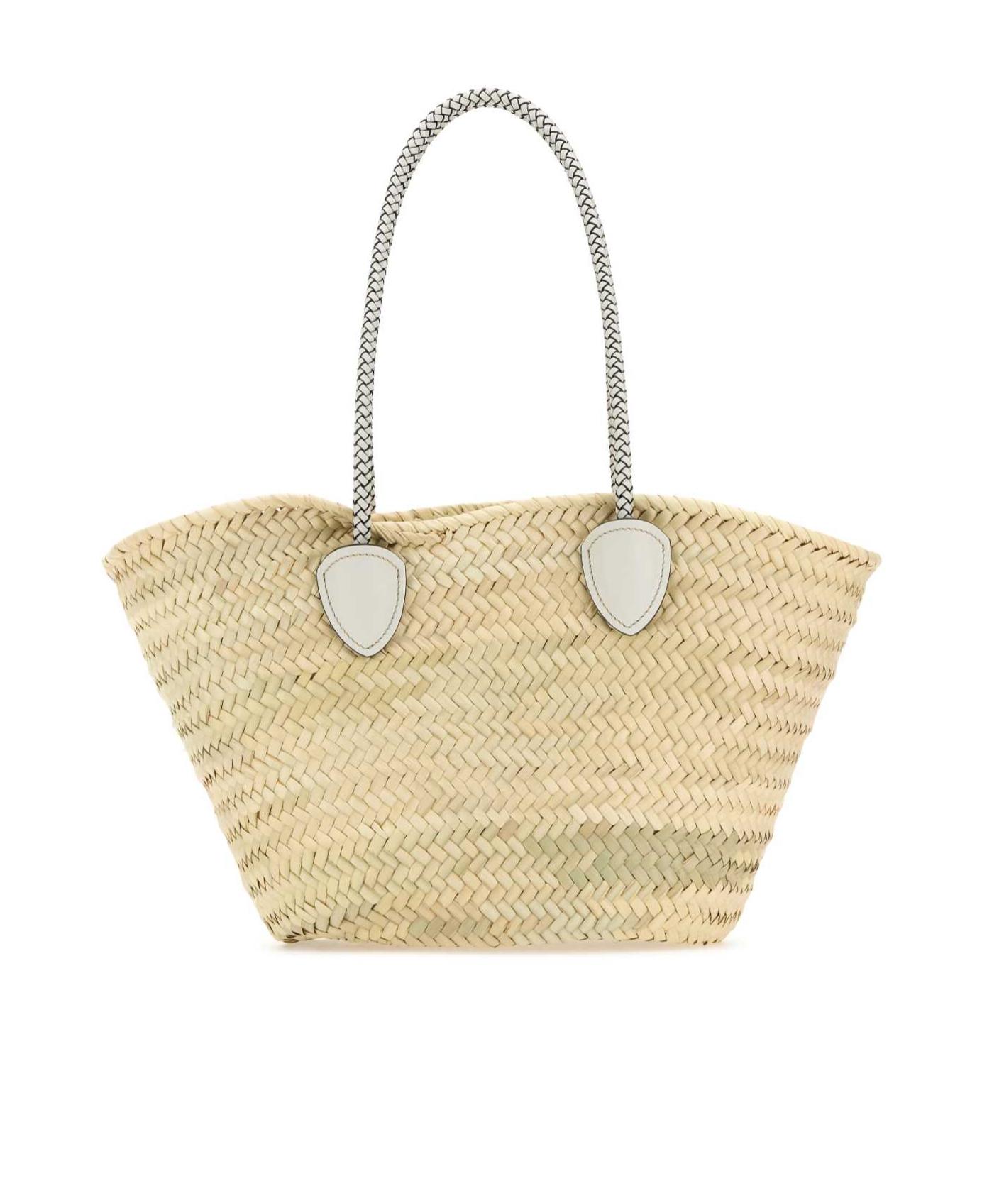 MIU MIU Palmetto　ラフィアバッグ MIU MIU ラフィア トートバッグ (MiuMiu/かごバッグ) 5BG230