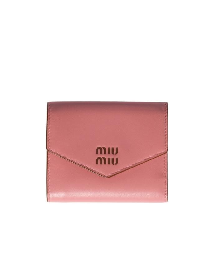 Archive miu miu compact wallet pink 小物 Archive miu miu compact