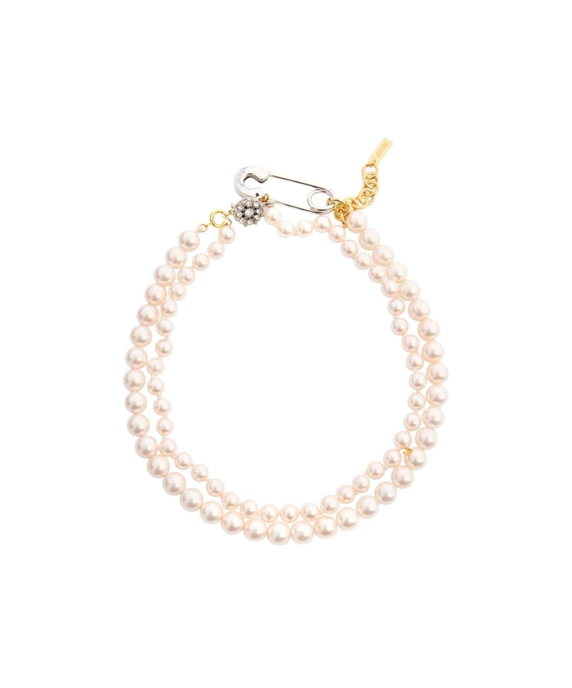 ◆Moschino ロゴletteringネックレス Moschino Gold Morphed Lettering Necklace Moschino